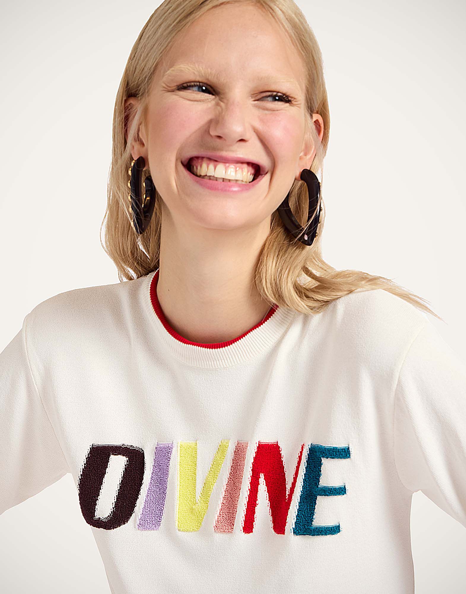 La DoubleJ Divine Tee Divine White PUL0277KNI163SOE09WH01