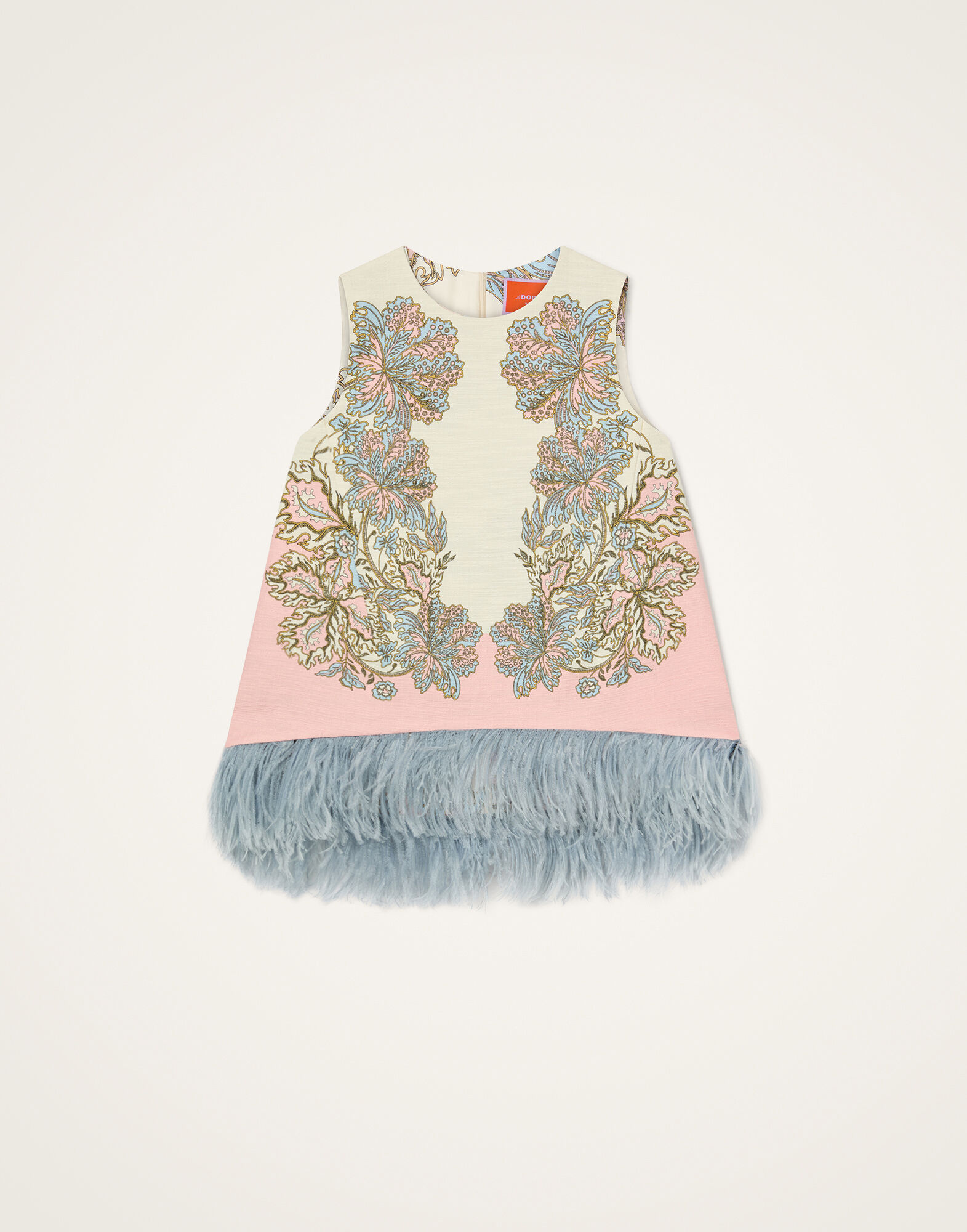 La DoubleJ La Scala Top Swathe Ivory TOP0220COT005SWA03WH04