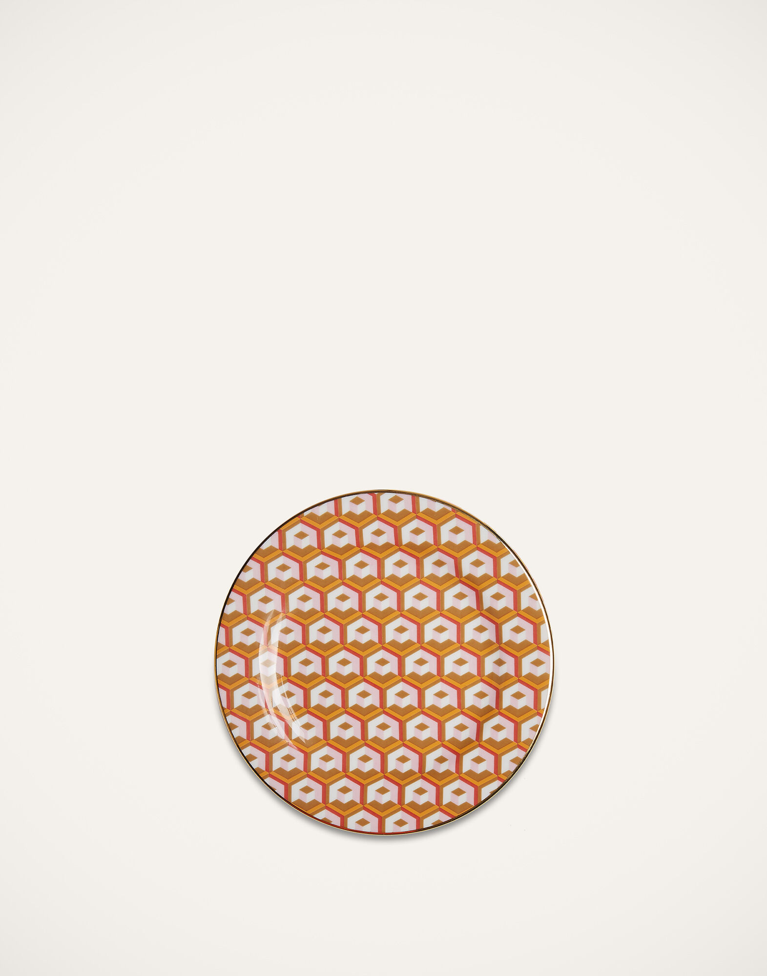 La DoubleJ Dessert Plate Set of 2 Cubi Oro DIS0048CER001CUB0006