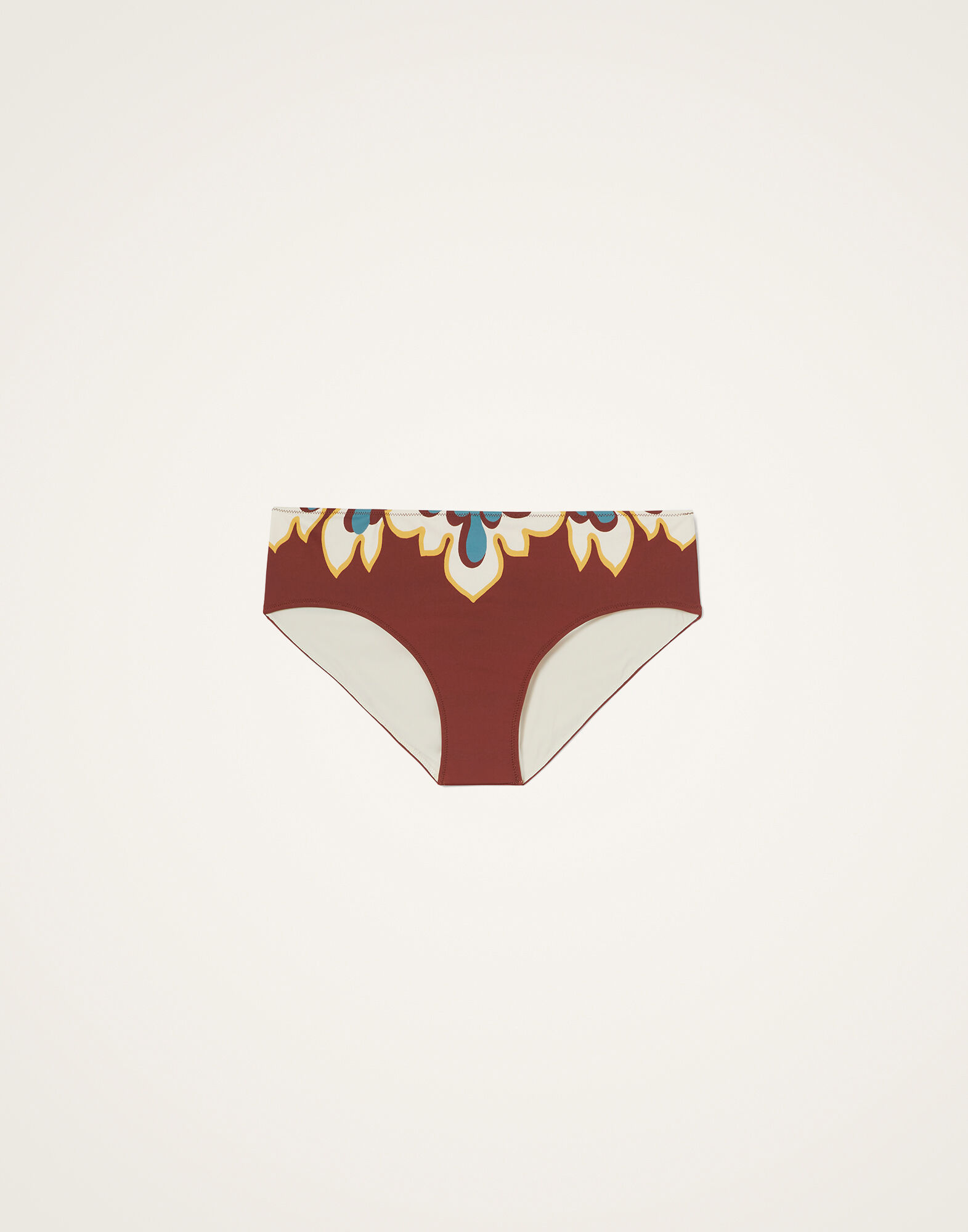 La DoubleJ Sunset Bikini Bottom Palazzo Plac&eacute;e Chocolate SWI0045LYC006PAL08BR07