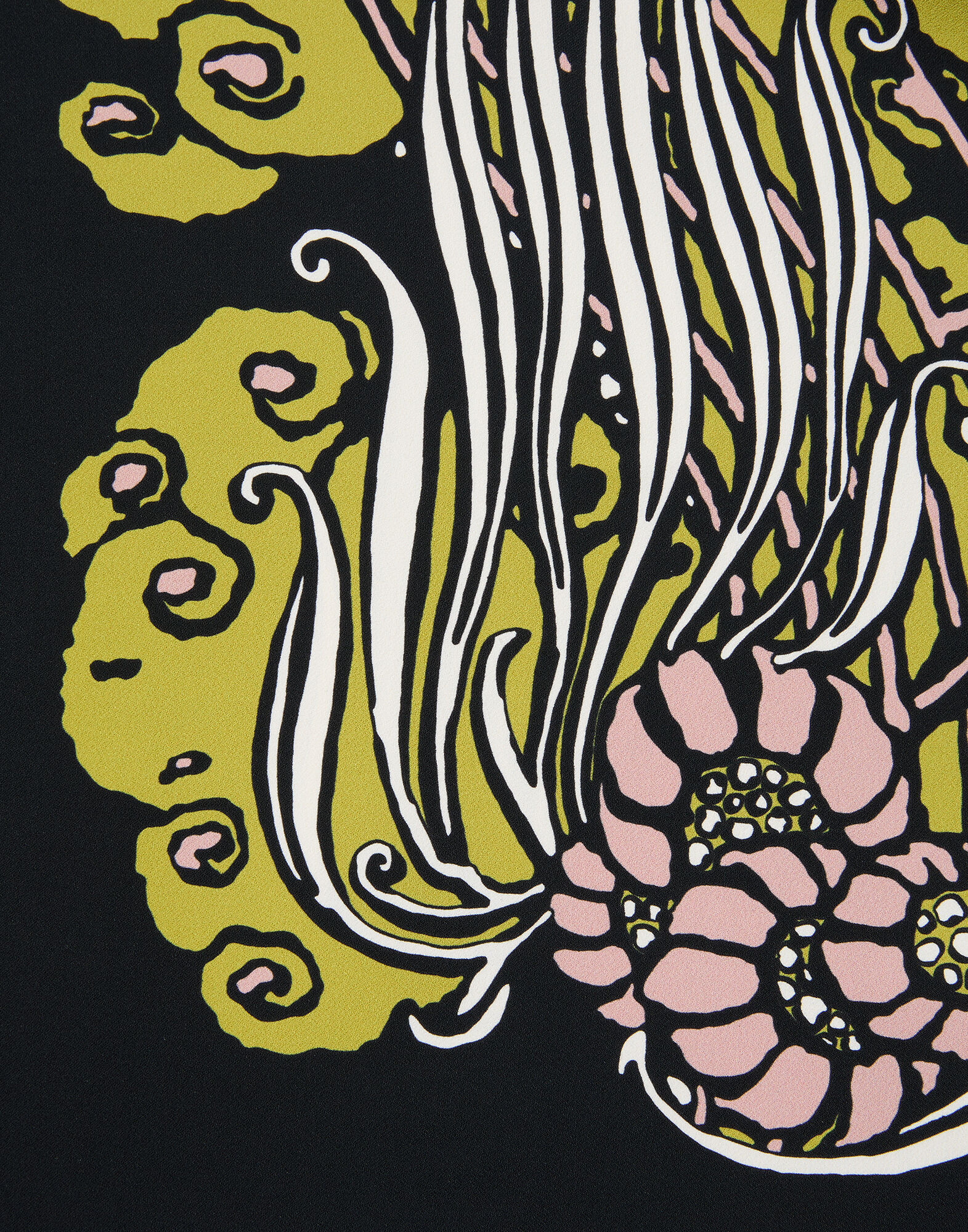 La DoubleJ Reversible Mini Poncho Top Lemuria Plac&eacute;e Black SCA0077VIS011LEM02BL01