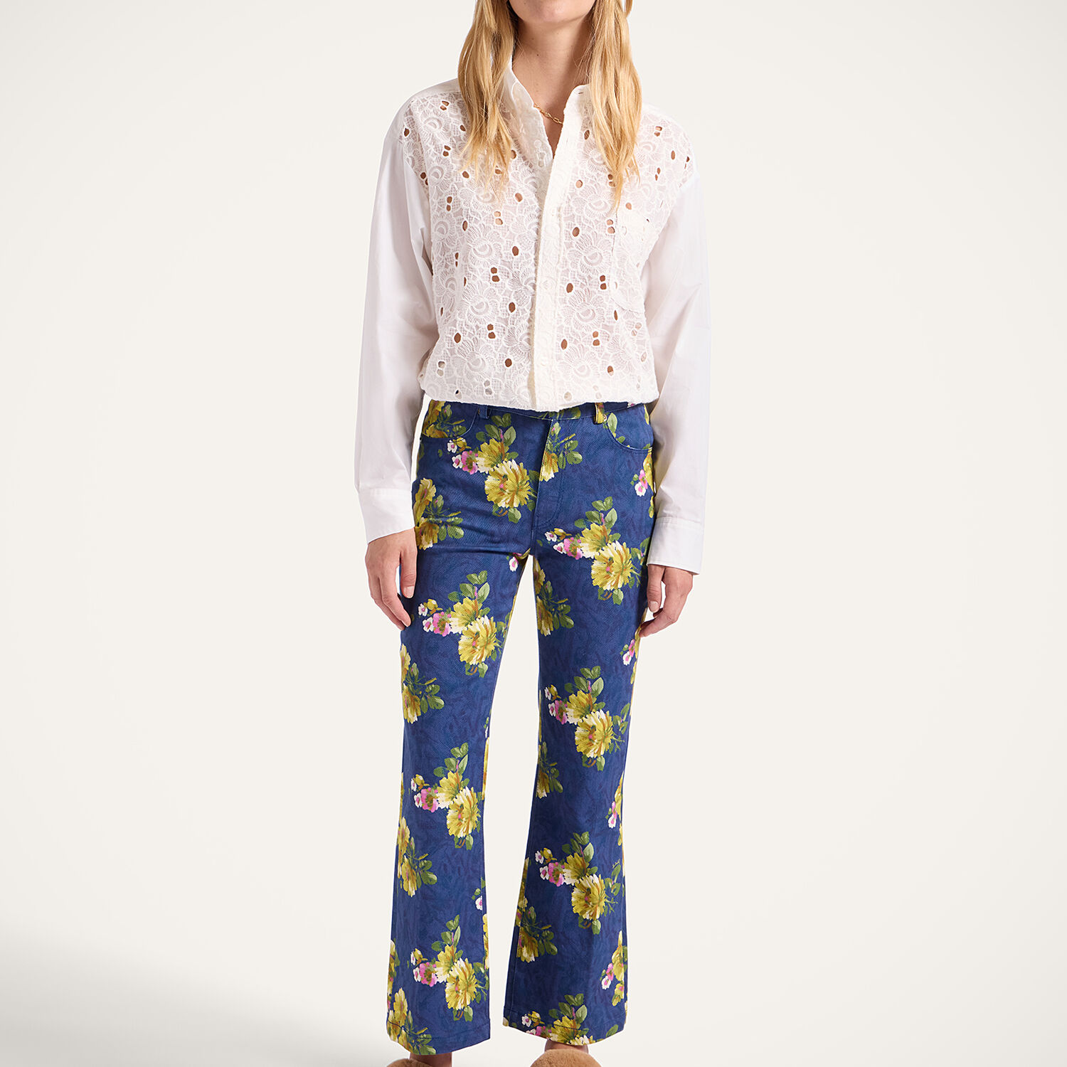La Double J The Cropped Flare Jean