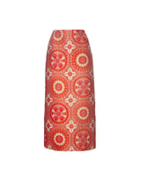 La DoubleJ Pencil Skirt Sun Orange SKI0011JCQ074SUN01OR02