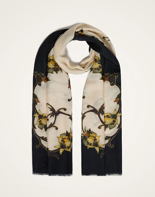 La DoubleJ Scarf Buttercup Plac&eacute;e Black SCA0097MOS001BTC03BL01