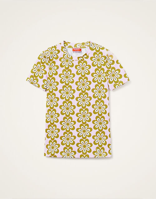 La DoubleJ Jazzercize T-Shirt Caper Pink TSH0010JER005CEP01PI01