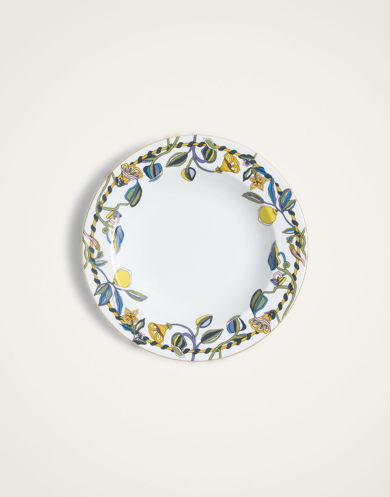 La DoubleJ Soup Plates Set Of 2 Borboni White SOU0002CER001BRN12WH01