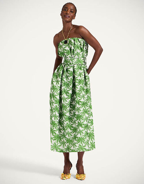 La DoubleJ Filter Dress Tropicana White DRE0933JCQ112TRC03WH01