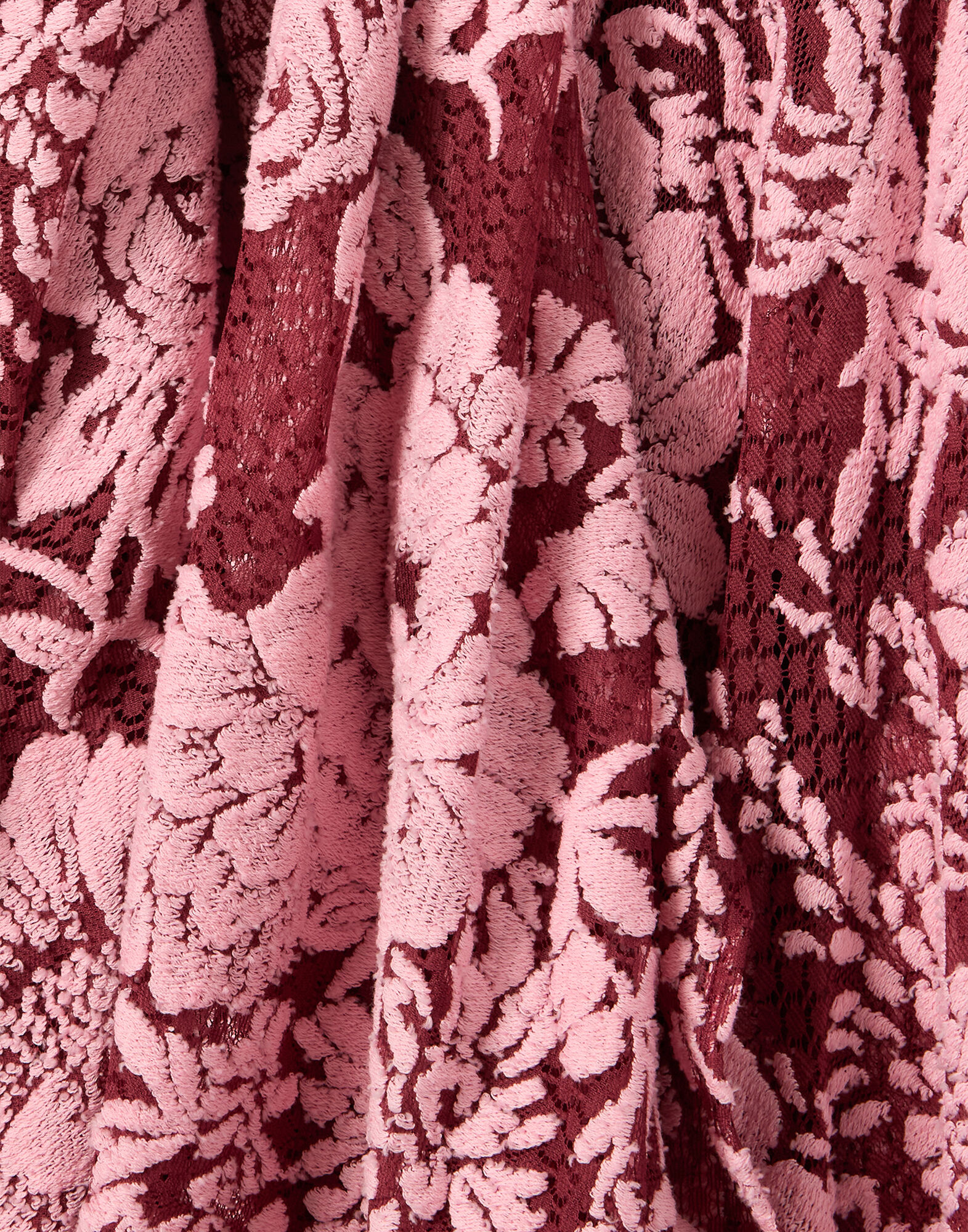 La DoubleJ Do It All Lacey Dress Solid Pink DRE1003LAC005BIC01PI01