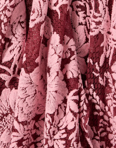 La DoubleJ Dresses Women - Do It All Lacey Dress Solid Pink L 76% Cotton 24% Polyamide La DoubleJ Dresses Women - Do It All Lacey Dress Solid Pink L 76% Cotton 24% Polyamide