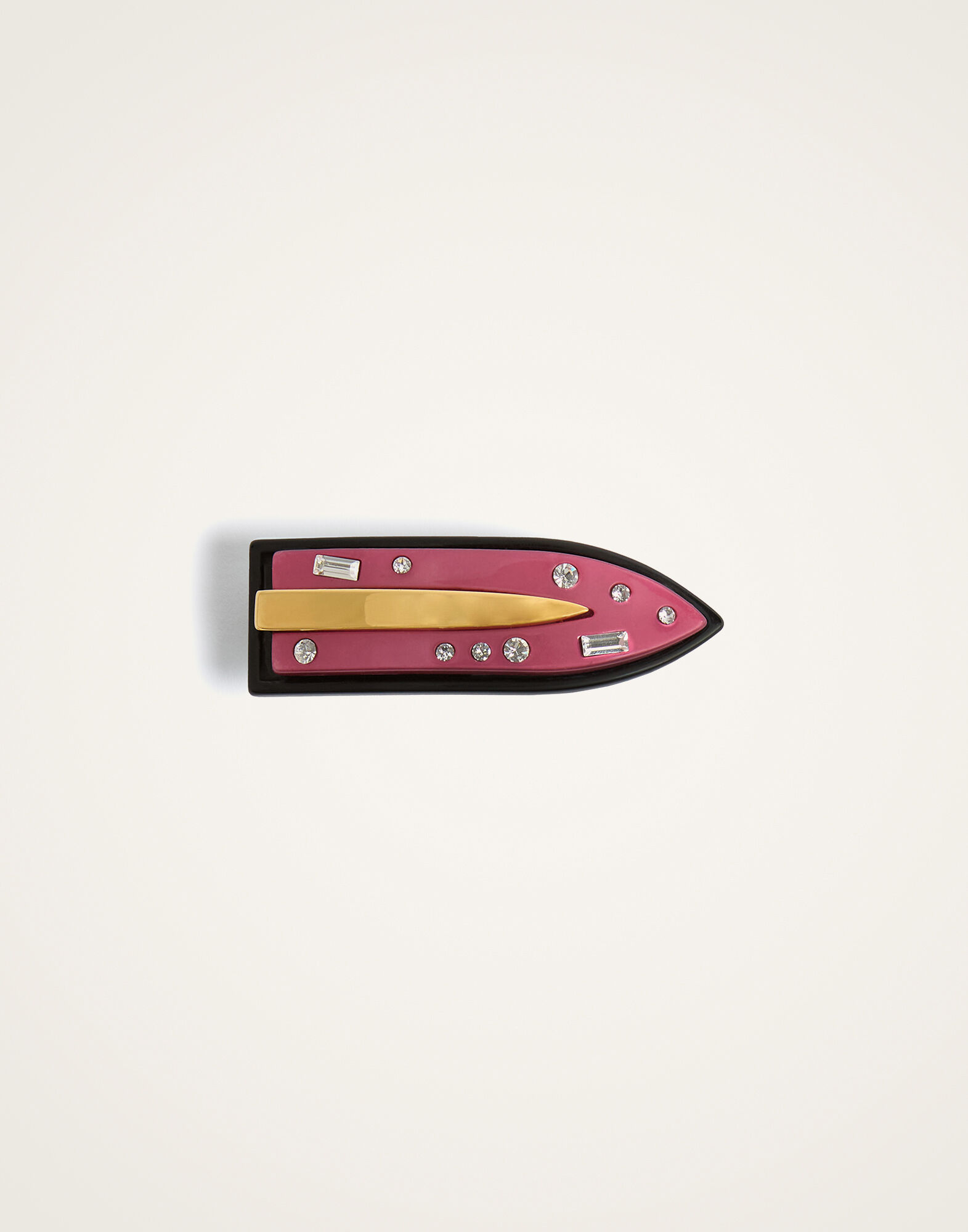 La DoubleJ Jazzy Salon Clip Solid Purple CLI0001POL008SOLIDPU01