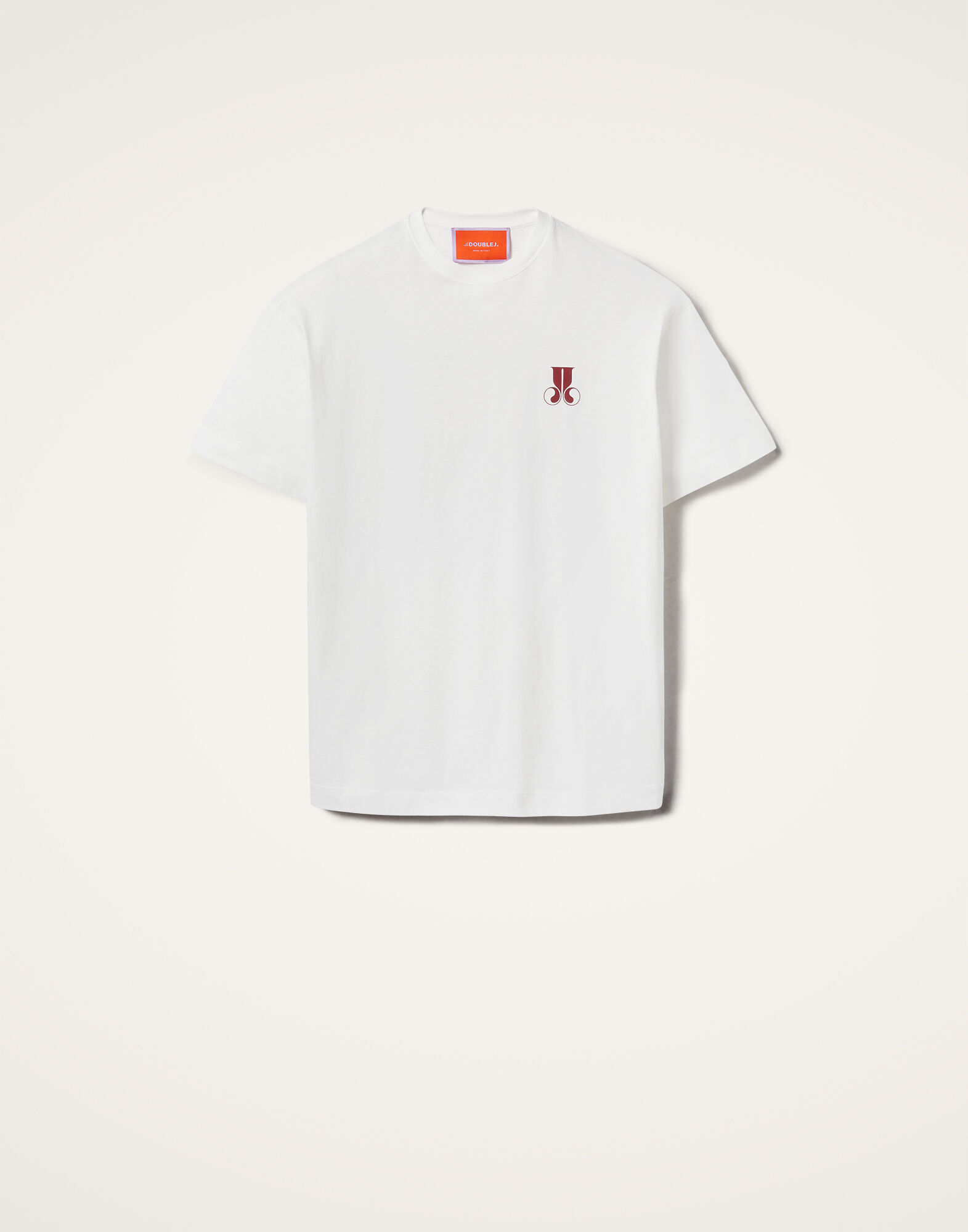 La DoubleJ Raise Your Vibration T-Shirt Solid Print TSH0020JER032SOP04WH05