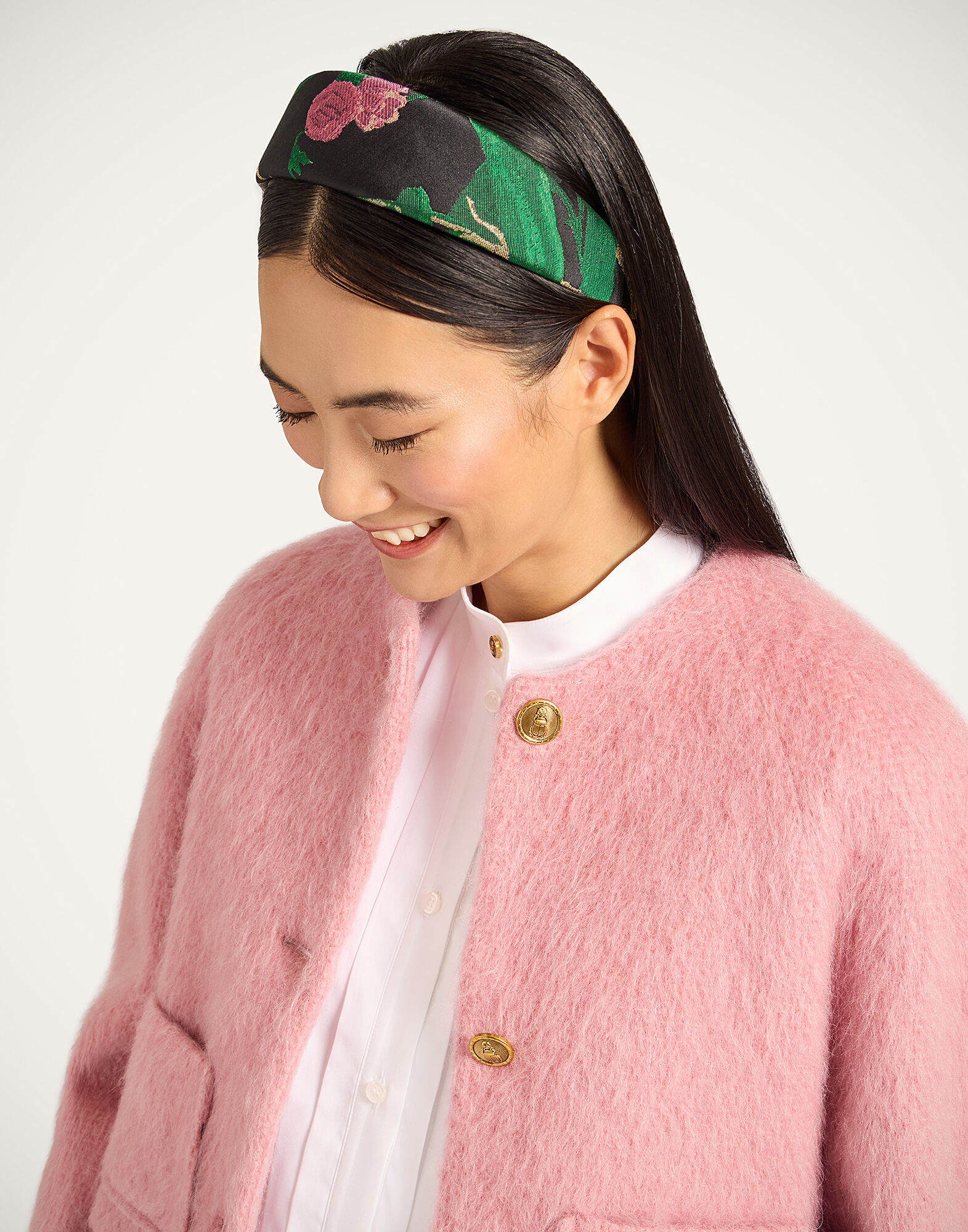 La DoubleJ Flat Headband Bamboo Black HEB0023JCQ119BMB02BL01