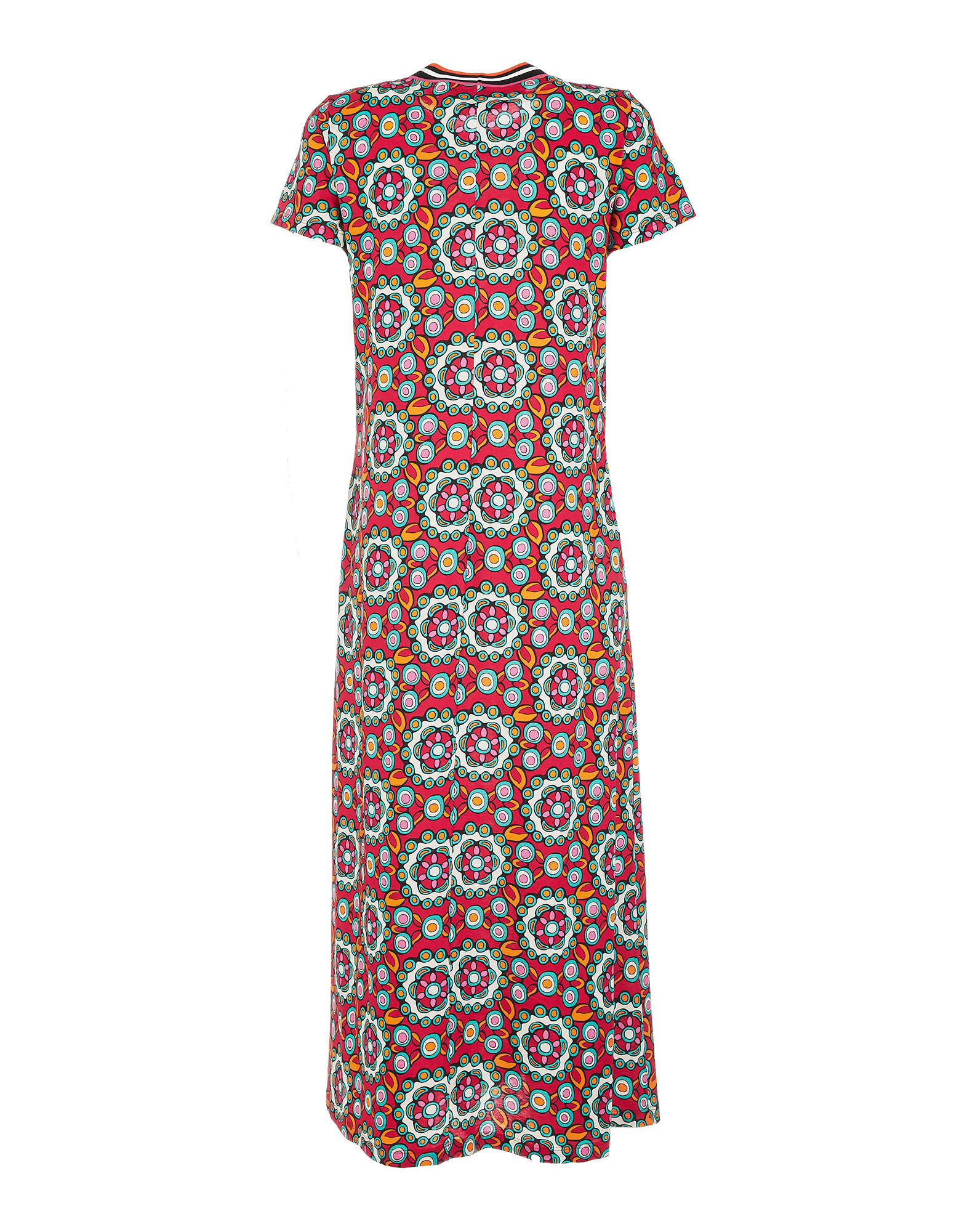 LaDoubleJ Sporty Swing Dress Kaleidoscope Fuxia DRE0247JER002KAL0004