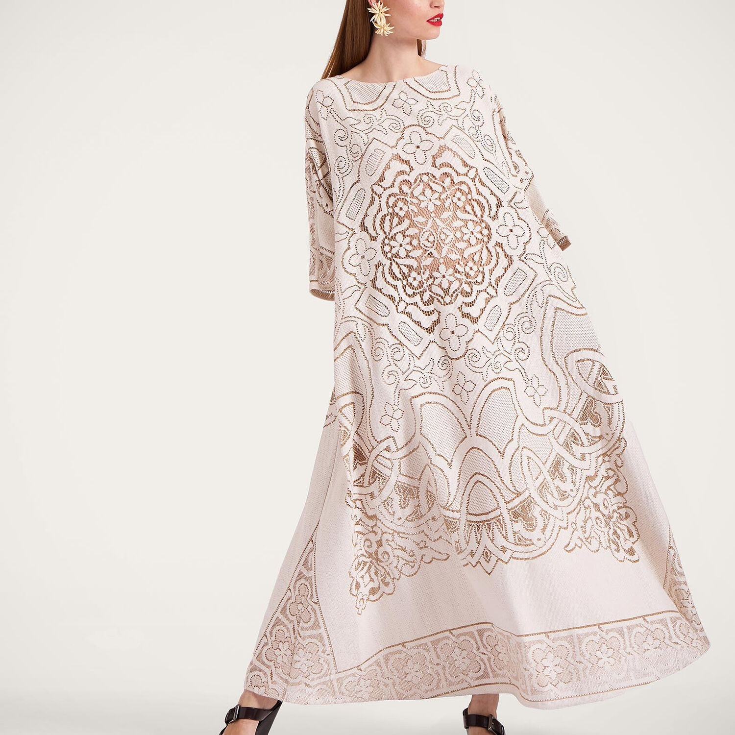 La Double J Lacey Muumuu Dress