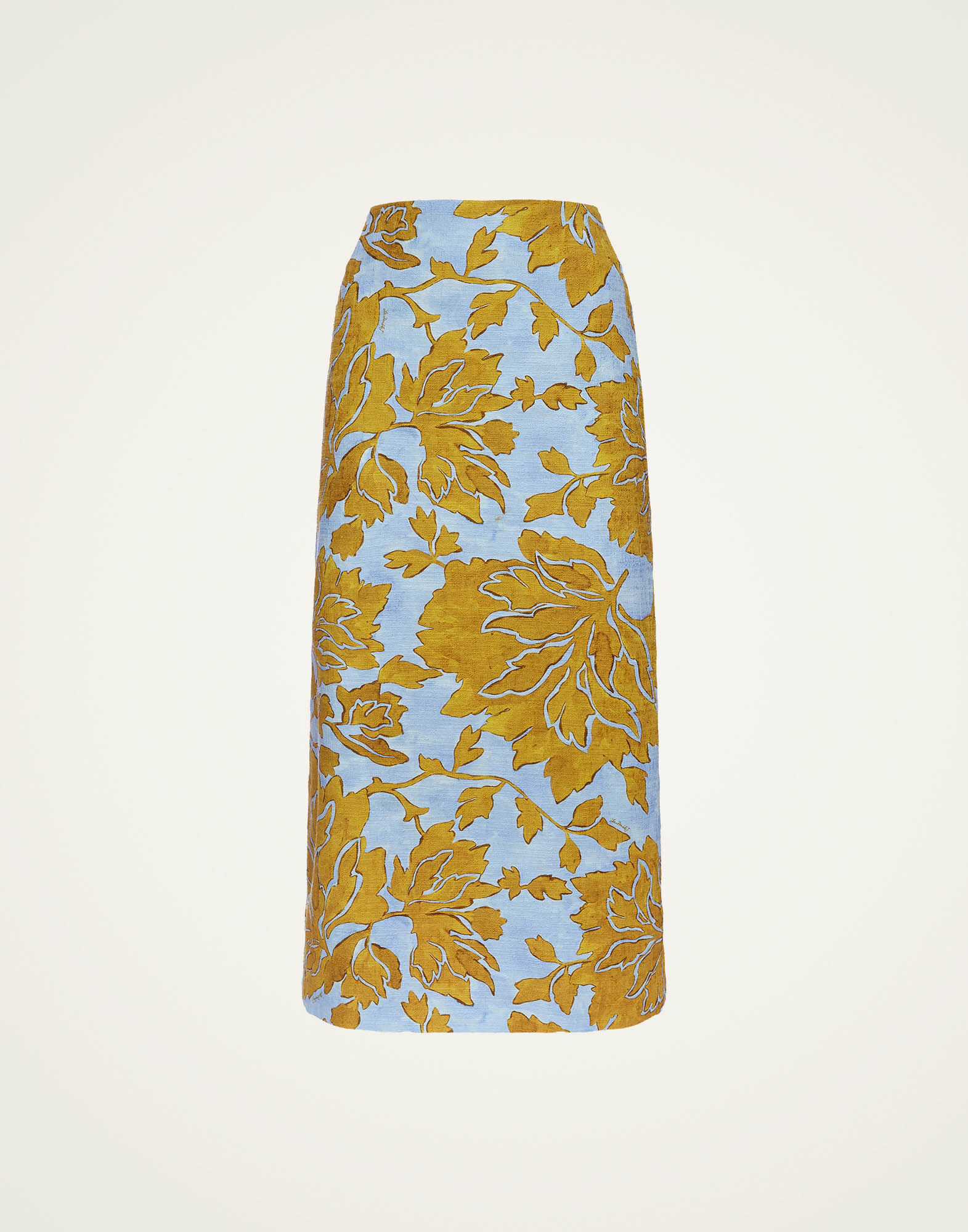 La DoubleJ Pencil Skirt Tangle Light Blue SKI0011COT005TAN01BU01