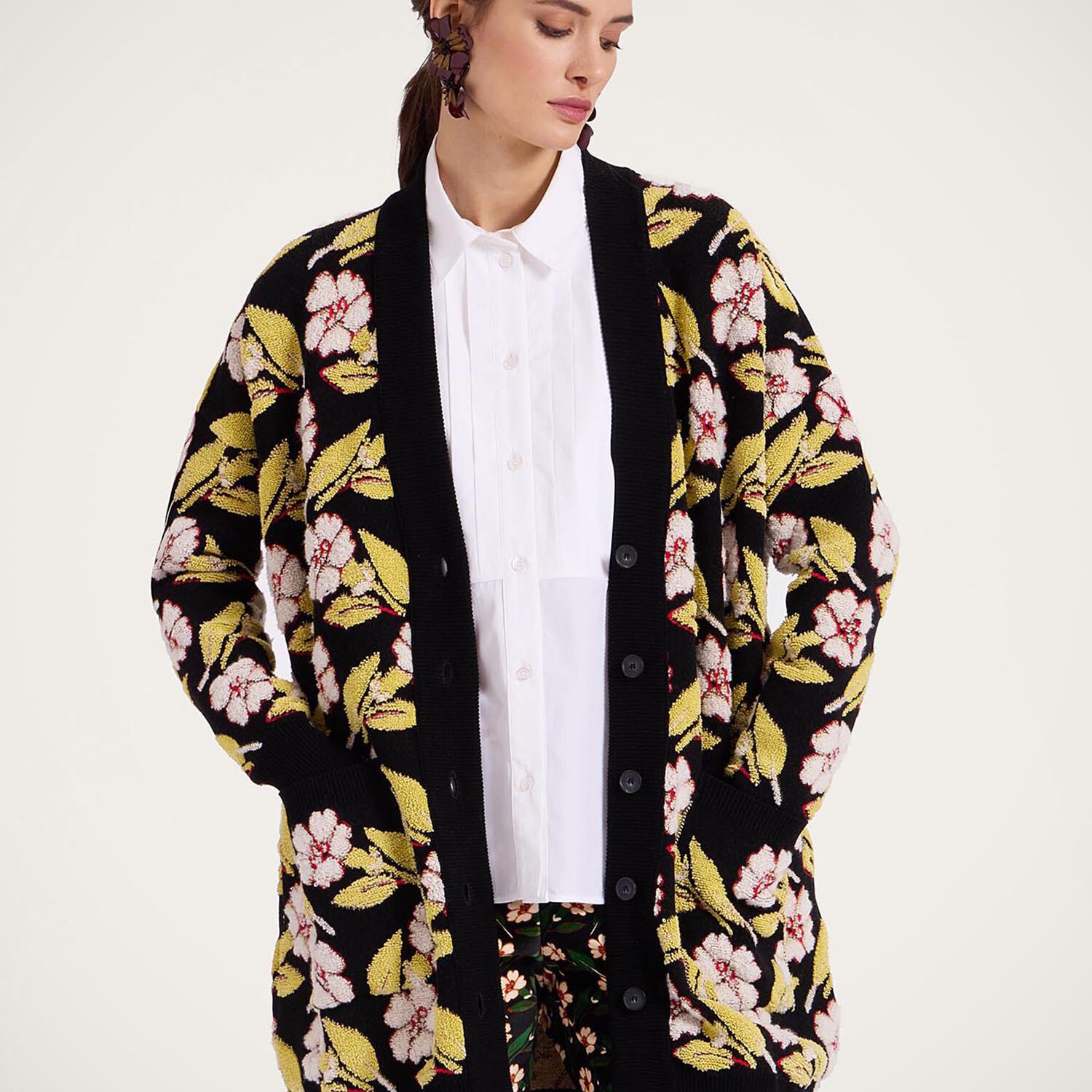 La Doublej Mayfair Cardigan In Mayfair Black