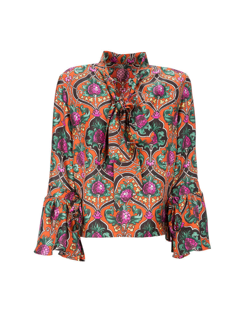 LaDoubleJ Happy Wrist Top Ananas Arancio SHI0011SIL001ANA0002