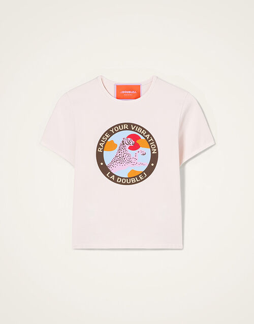 La DoubleJ The Cu-Tee Crop Solid Ecru TSH0068JER076SOP13WH01