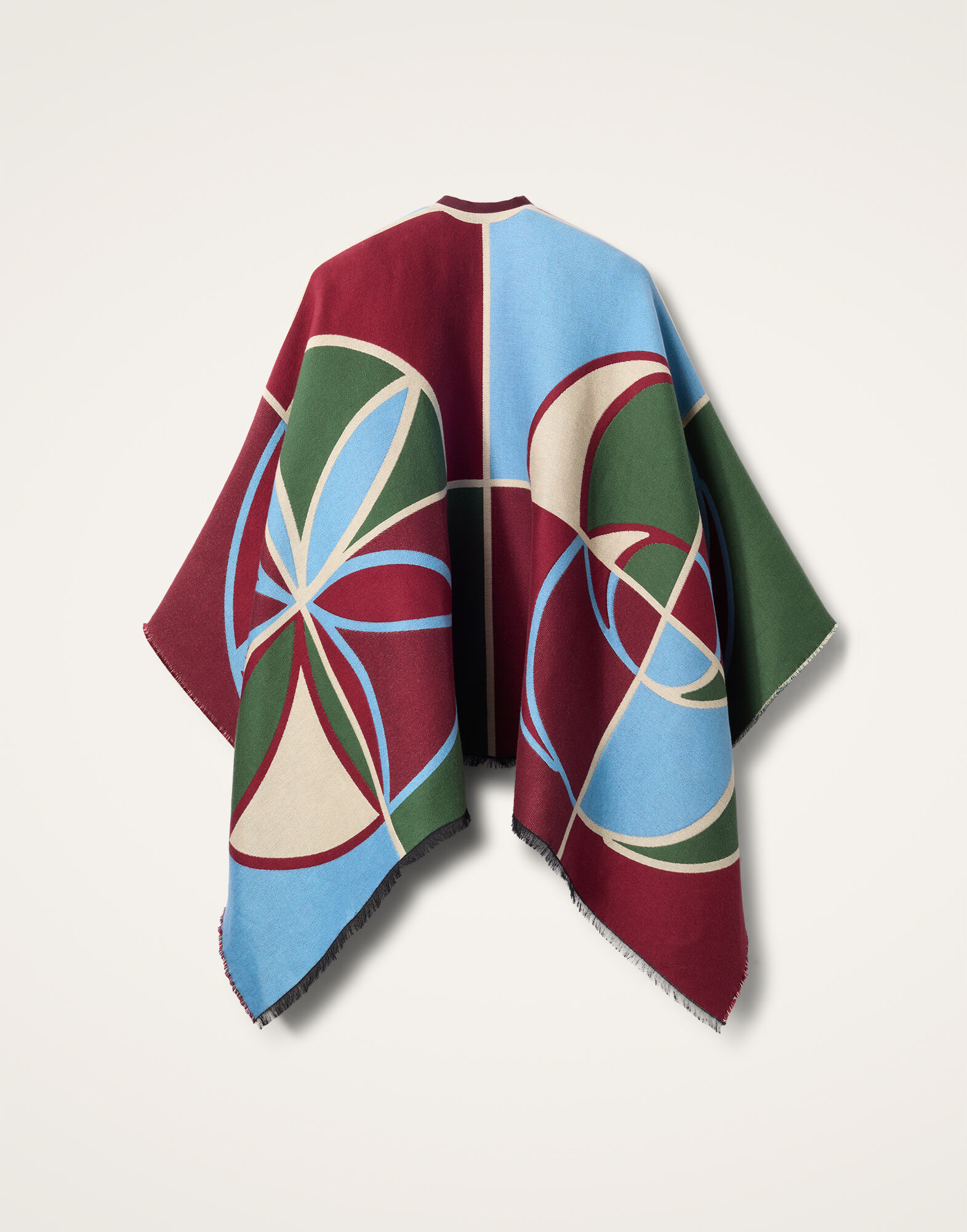 La DoubleJ Poncho Eclipse Plac&eacute;e Multicolor SCA0064WOL028ECL05MU01