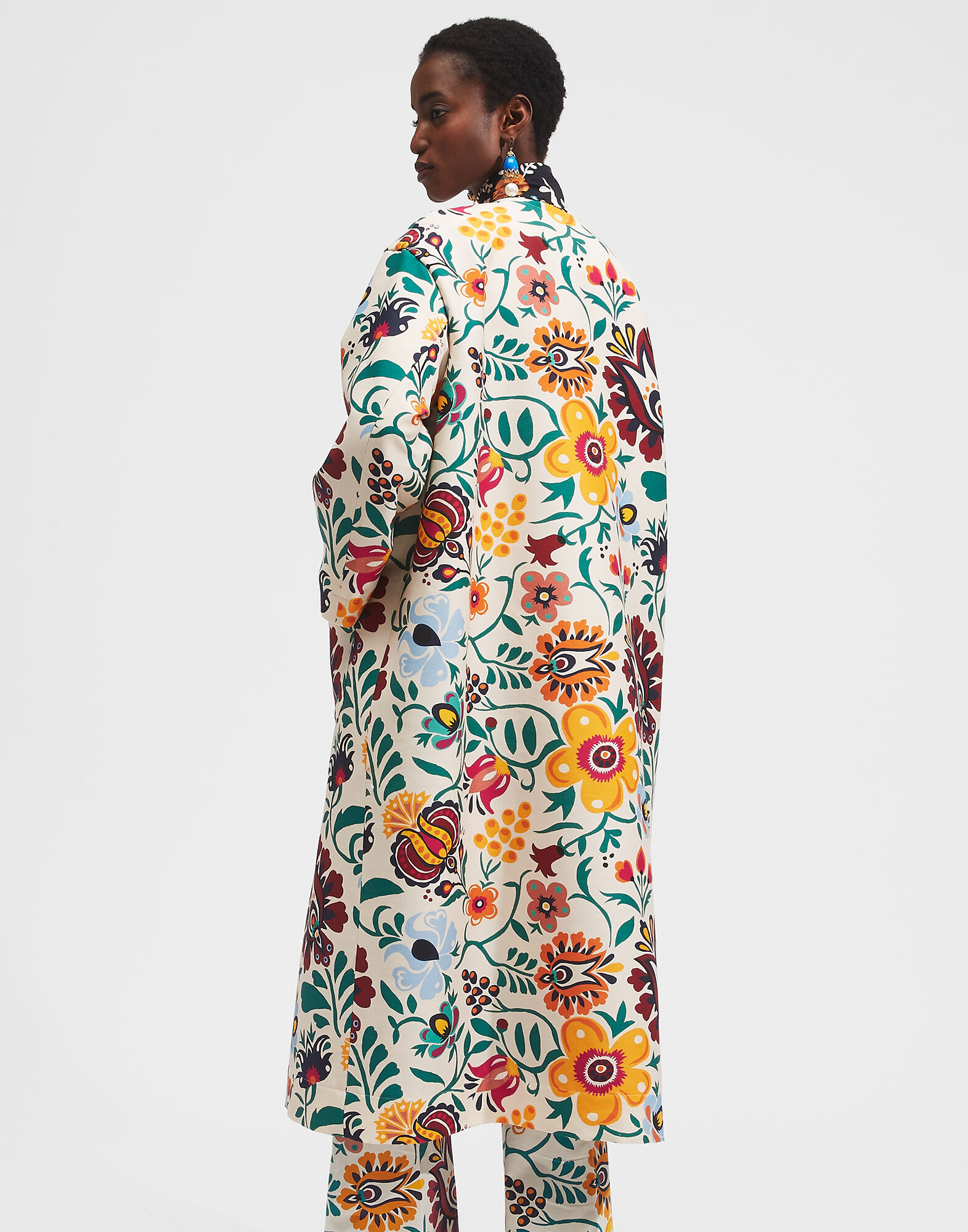 LaDoubleJ Topper Coat Selva Bianco JAC0030CAD001SEL0002