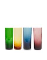 La DoubleJ Tumbler Glass Set of 4 Misty Rainbow Mix GLA0015MUR001ASS0006