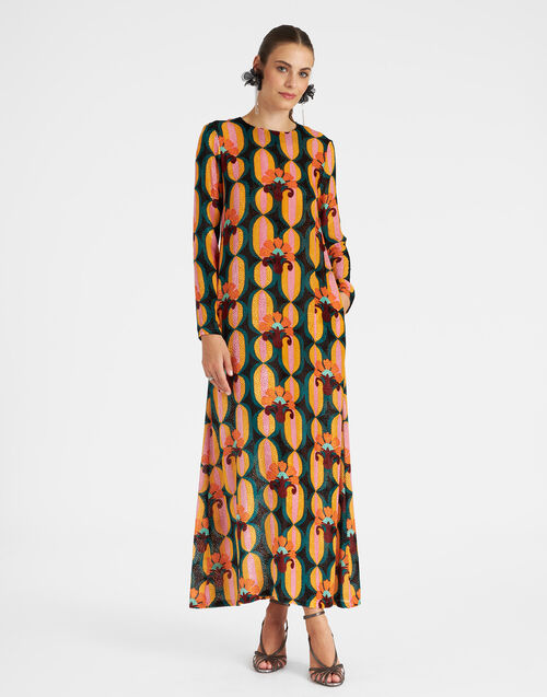 knee length dresses for ladies Cowl Neck Swing Dress - Betsey's Boutique Shop