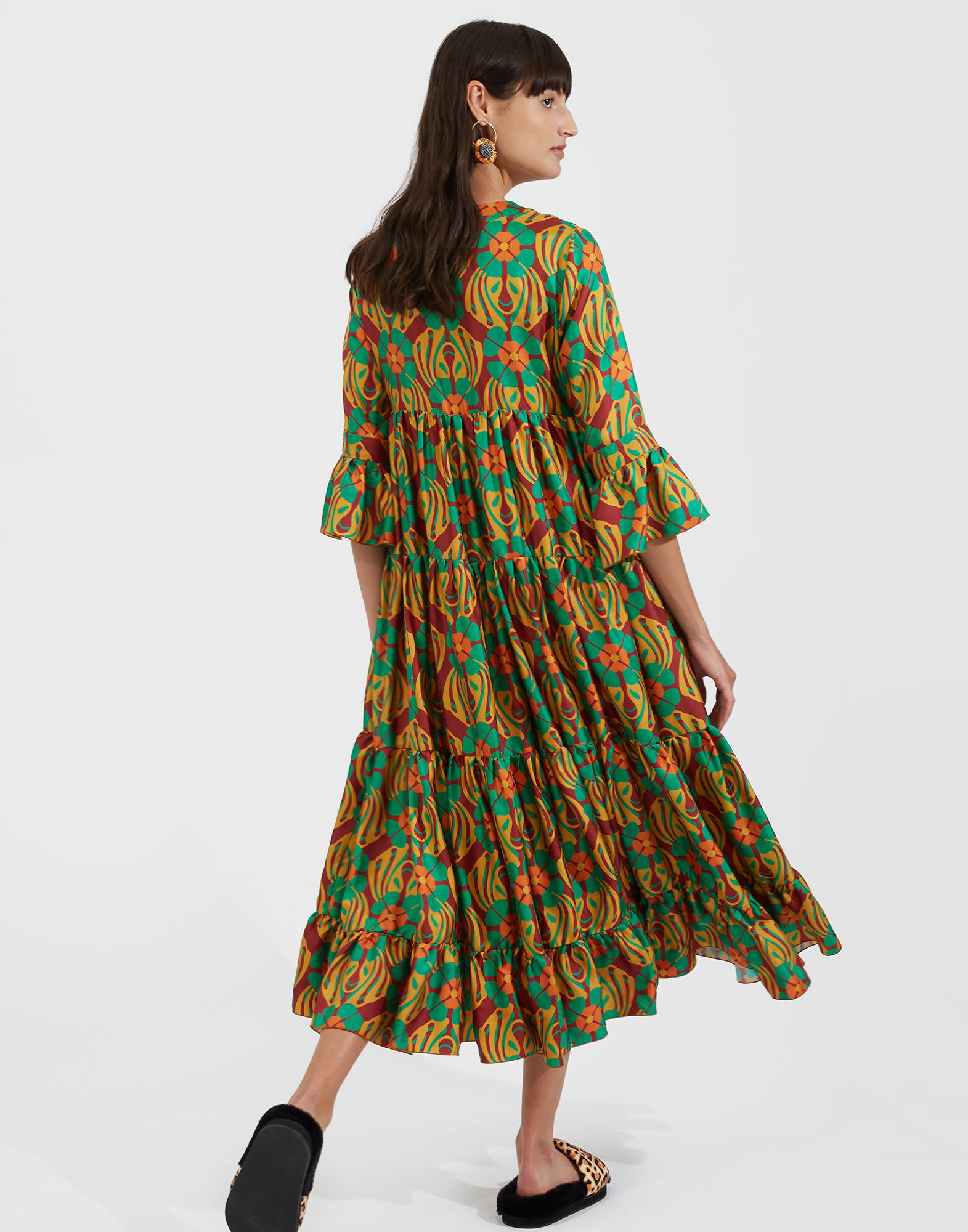 La DoubleJ Jennifer Jane Dress Clover DRE0114SIL001CLO0003