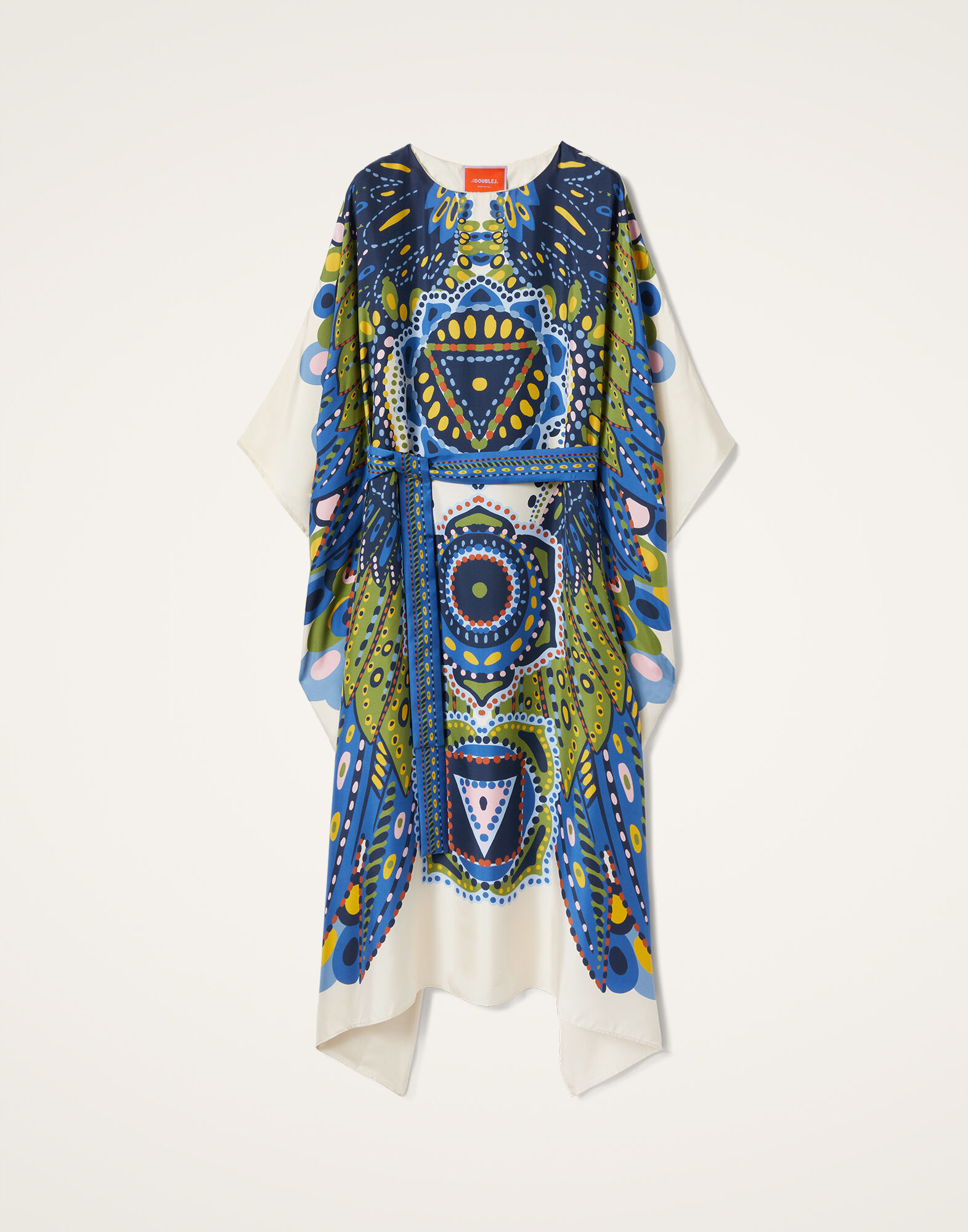 La DoubleJ Square Kaftan Chakra Plac&eacute;e Multicolor DRE0872SIL006CHA05MU01