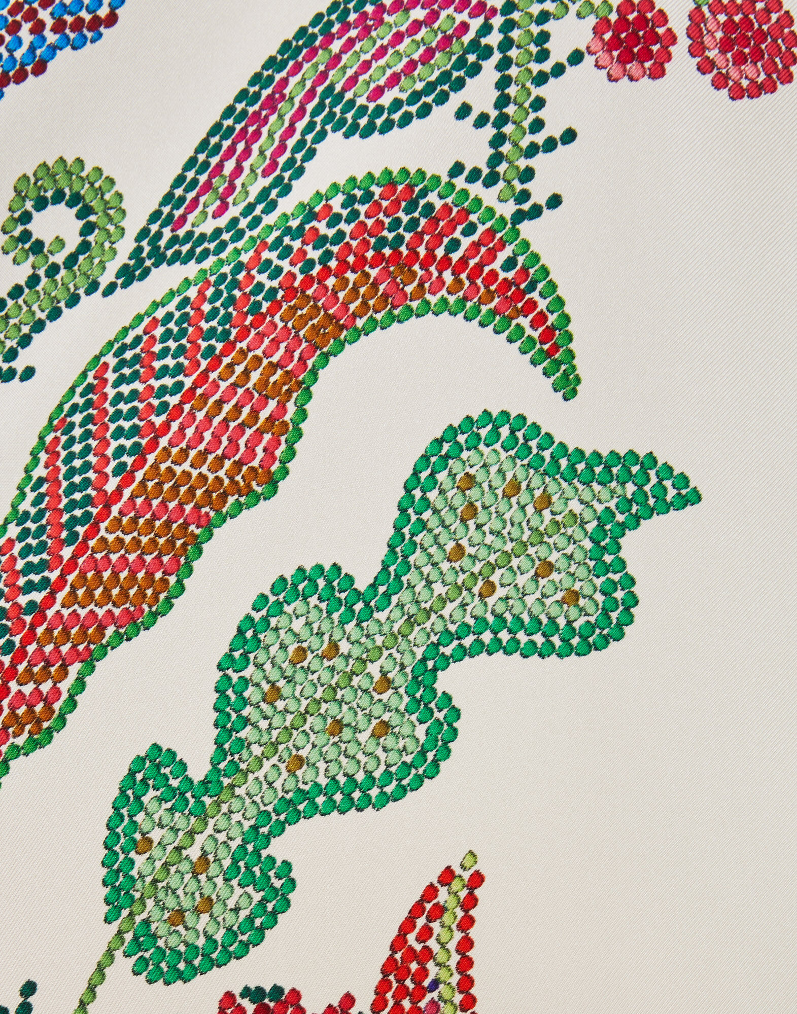 La DoubleJ Foulard Shirt Grenadilla Plac&eacute;e Off White SHI0059SIL006GRN01WH05