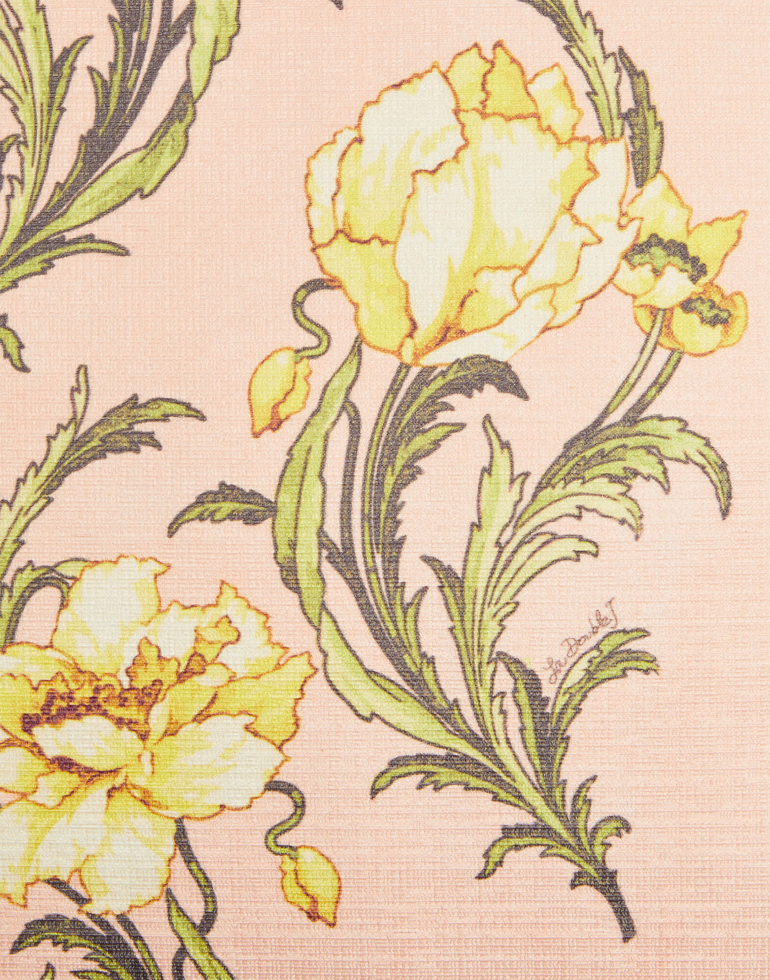 La DoubleJ Outdoor Cushion (45X45) Nymph Bloom Fiesole Green CUS0041POL001NYB01GR16