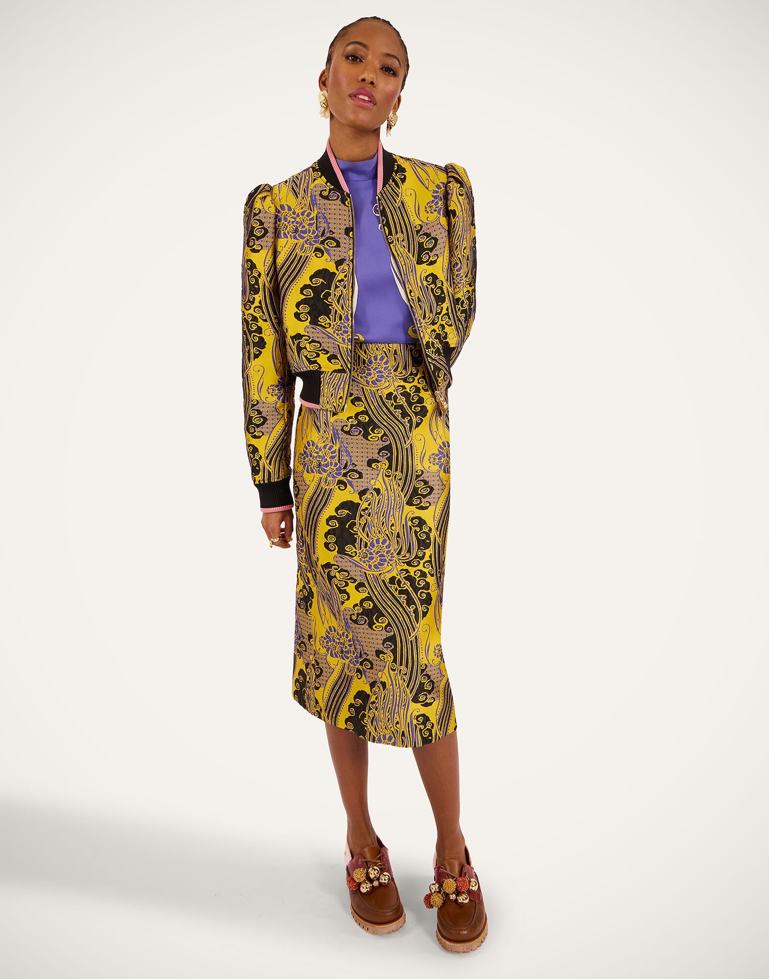 La DoubleJ Bon Bon Bomber Atlantis Yellow JAC0177JCQ127ATL01YE02