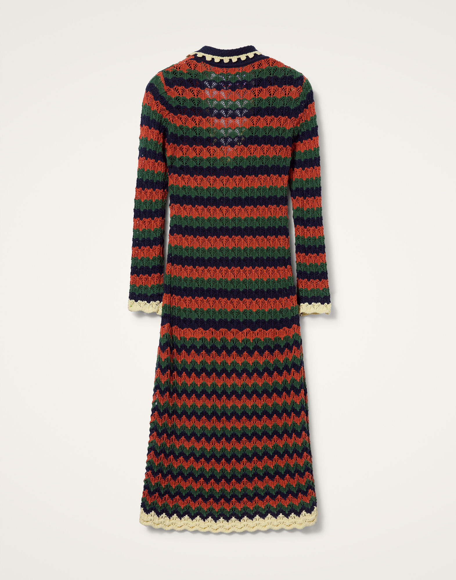 La DoubleJ Perry Knit Dress Multicolor Rust & Military DRE0877KNI149VA337MU01