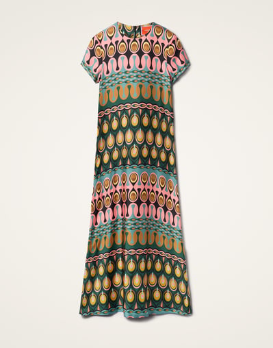 La DoubleJ Dresses Women - Swing Dress Rio Verde XL 100% Silk La DoubleJ Dresses Women - Swing Dress Rio Verde XL 100% Silk