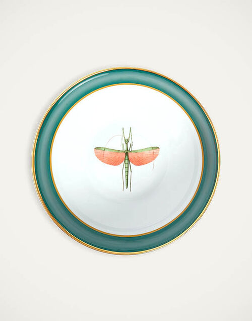 La DoubleJ Serving Bowl Libellula Green BWS0002CER001LIB03GR02