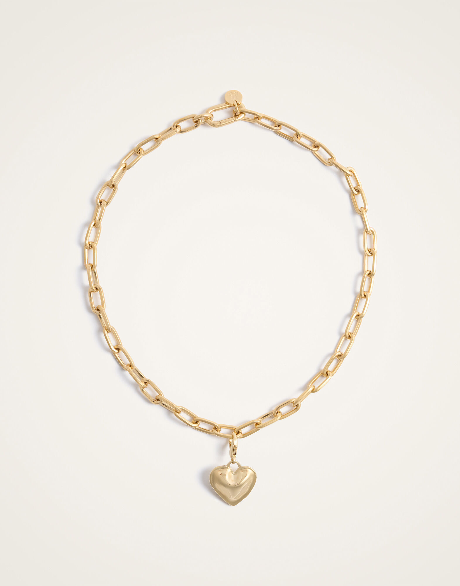 La DoubleJ Love Charm 24K Gold Plate CHM0021BRA003SOLIDYE05