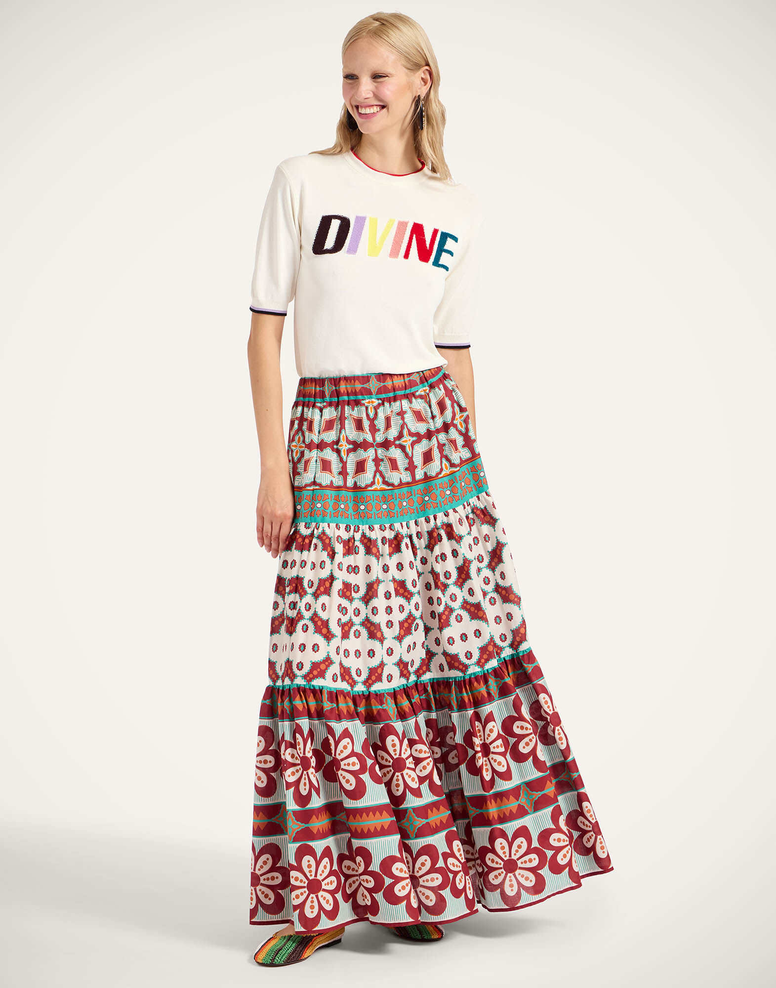 La DoubleJ Divine Tee Divine White PUL0277KNI163SOE09WH01