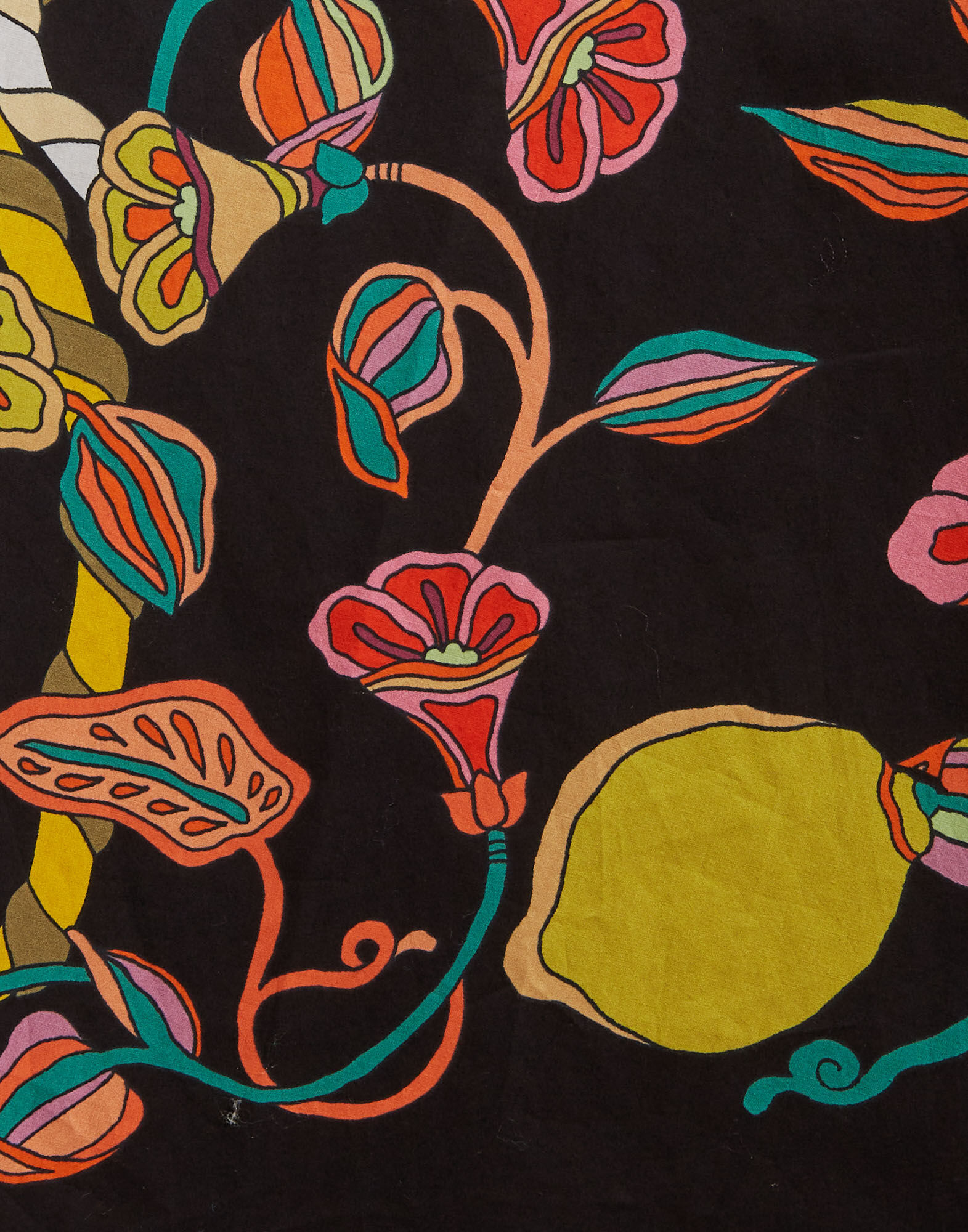 La DoubleJ Sundowner Dress Borboni Placee Nero DRE0459COT015BRN02BL01