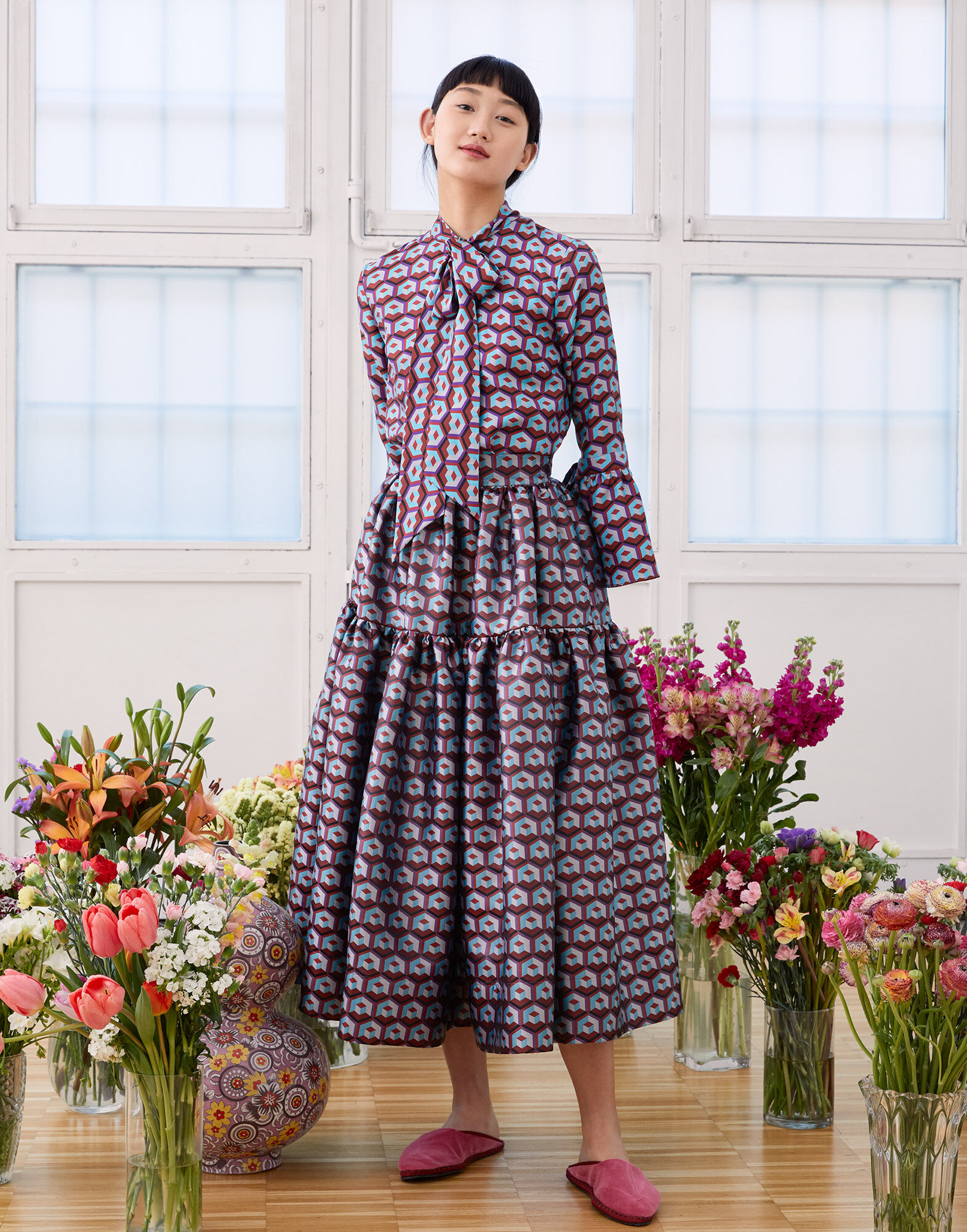 LaDoubleJ Happy Wrist Top Cubi Rossi SHI0011SIL001CUB0001