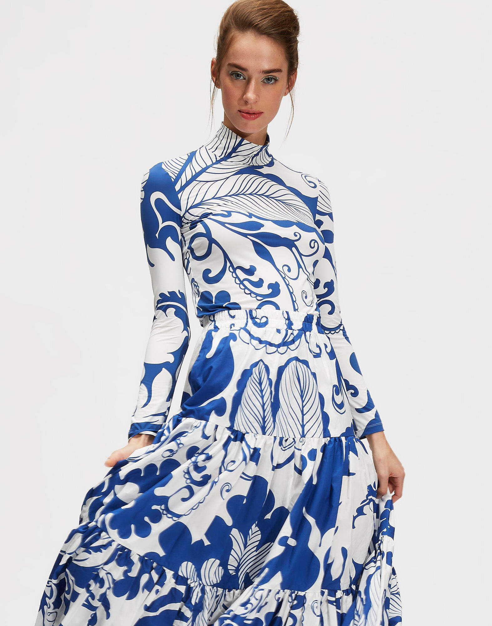 LaDoubleJ Turtleneck Marea Blu SHI0030JER005MRE0002