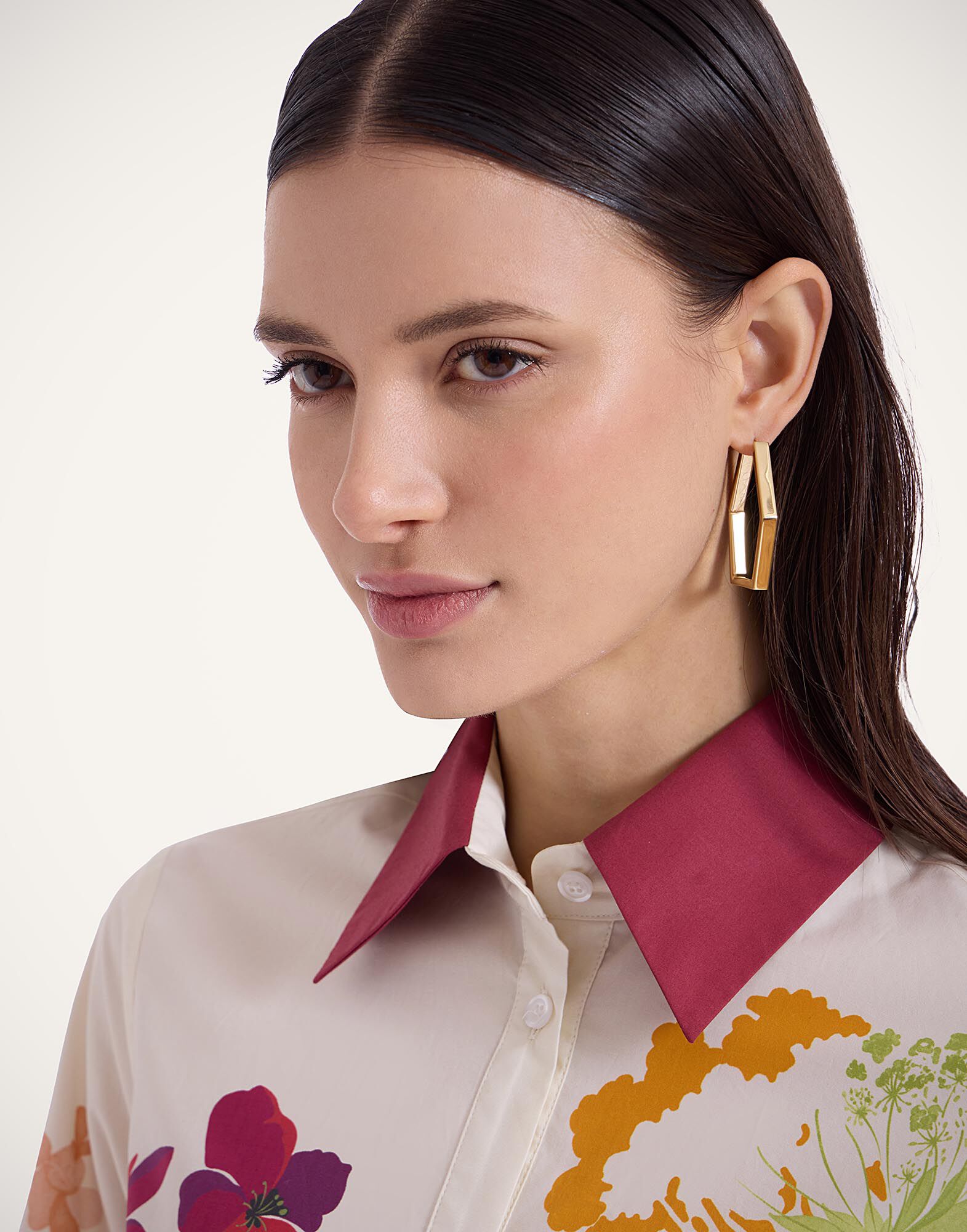 La DoubleJ Choux Dress Corsage Plac&eacute;e Ivory DRE0205COT015CRS01WH04