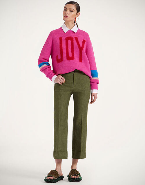 La DoubleJ Hendrix Pants Solid Camouflage TRO0014COT005SOLIDGR08