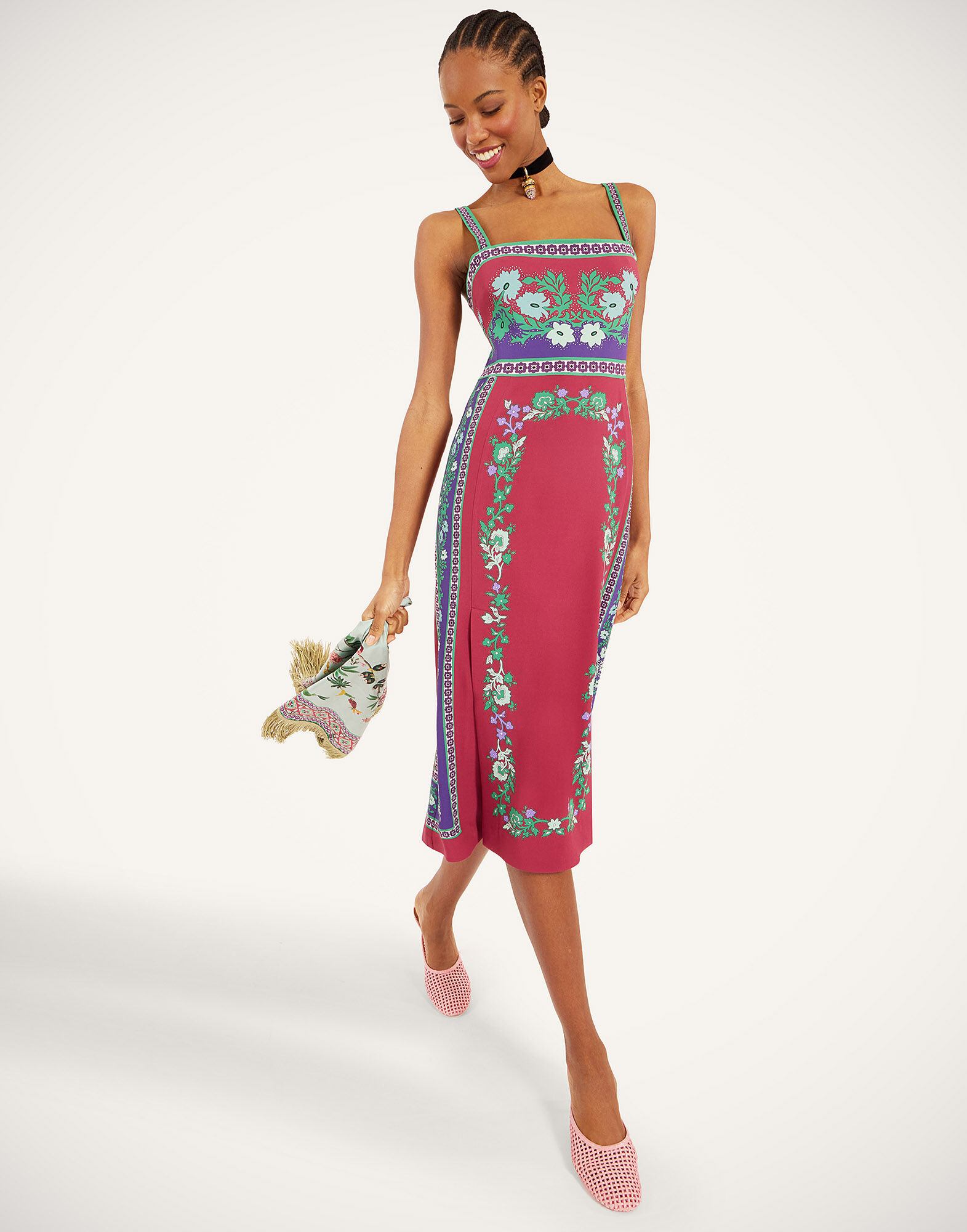 La DoubleJ Buy Me A Martini Dress Regalia Plac&eacute;e Red DRE0673VIS011REG02RE01