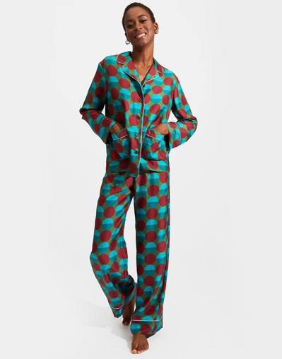 Amore Silk Pajama Shirt – 100% Silk Pajamas