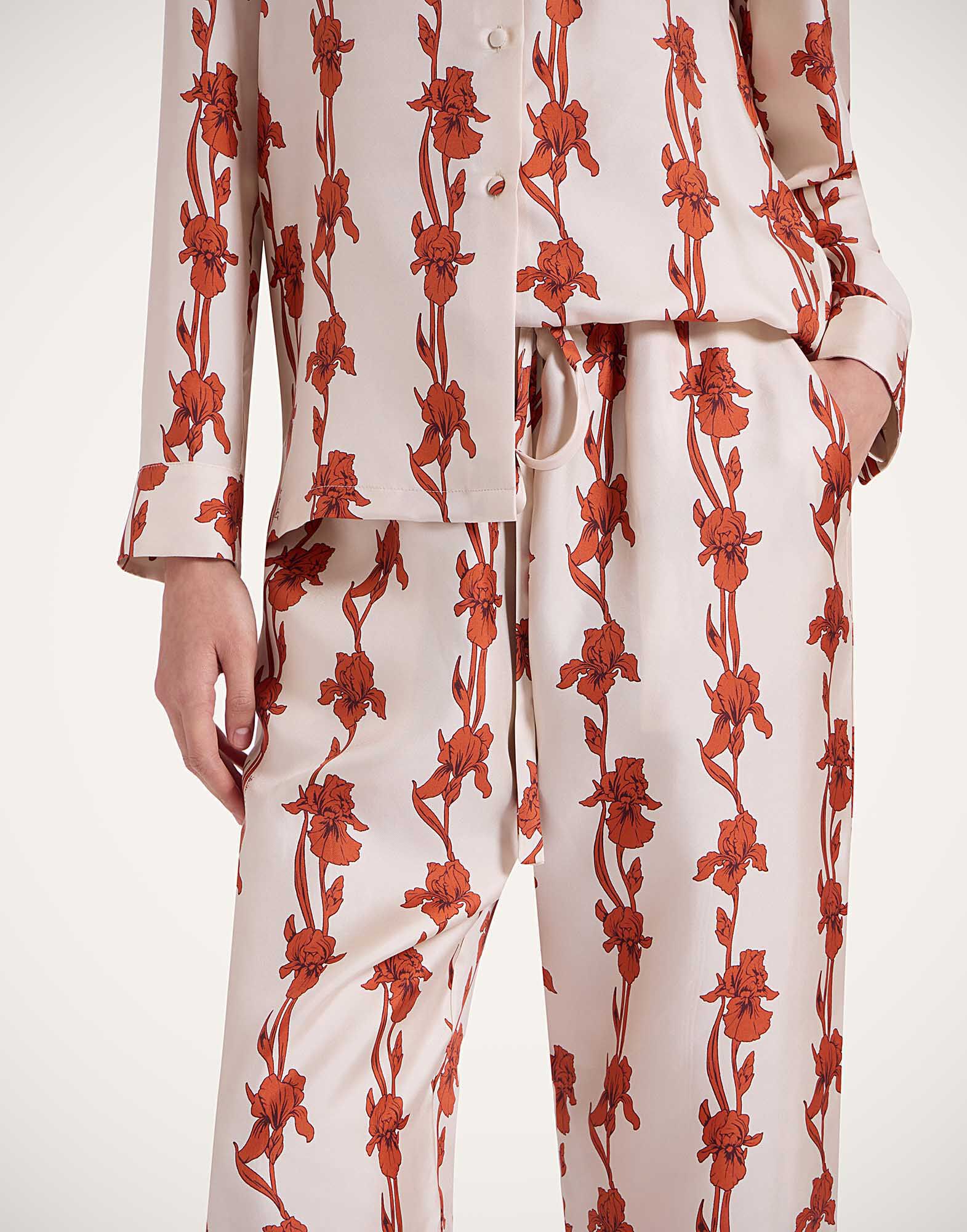 La DoubleJ Drawstring Pants Mini Iris Dark Orange TRO0053SIL001IRS03OR03