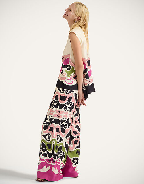 La DoubleJ Palazzo Pants Phoenix Placée Pink TRO0026SIL006PHO01PI01