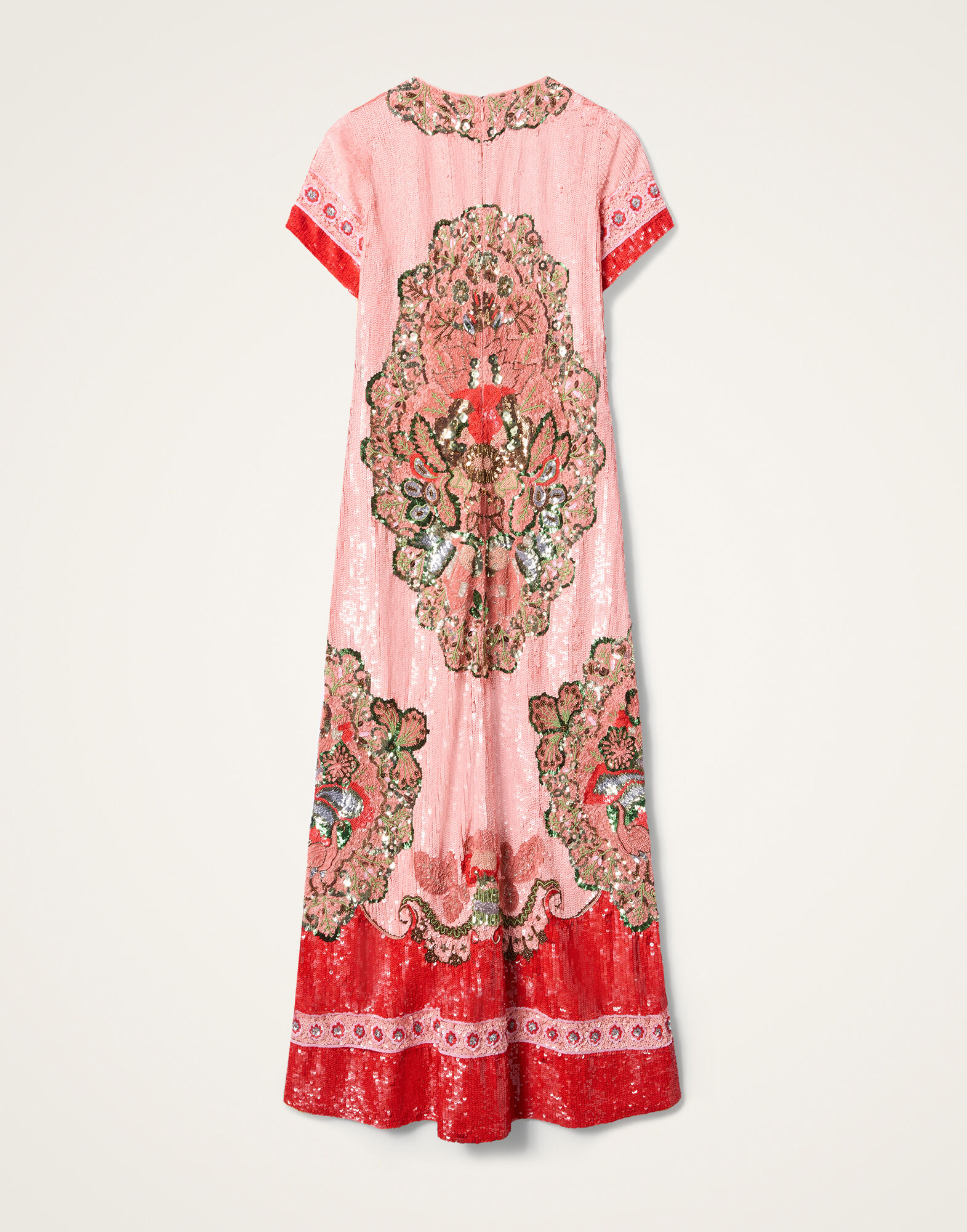 La DoubleJ Super  Swing Dress Cornucopia Pink DRE1014PAI015CRN04PI11