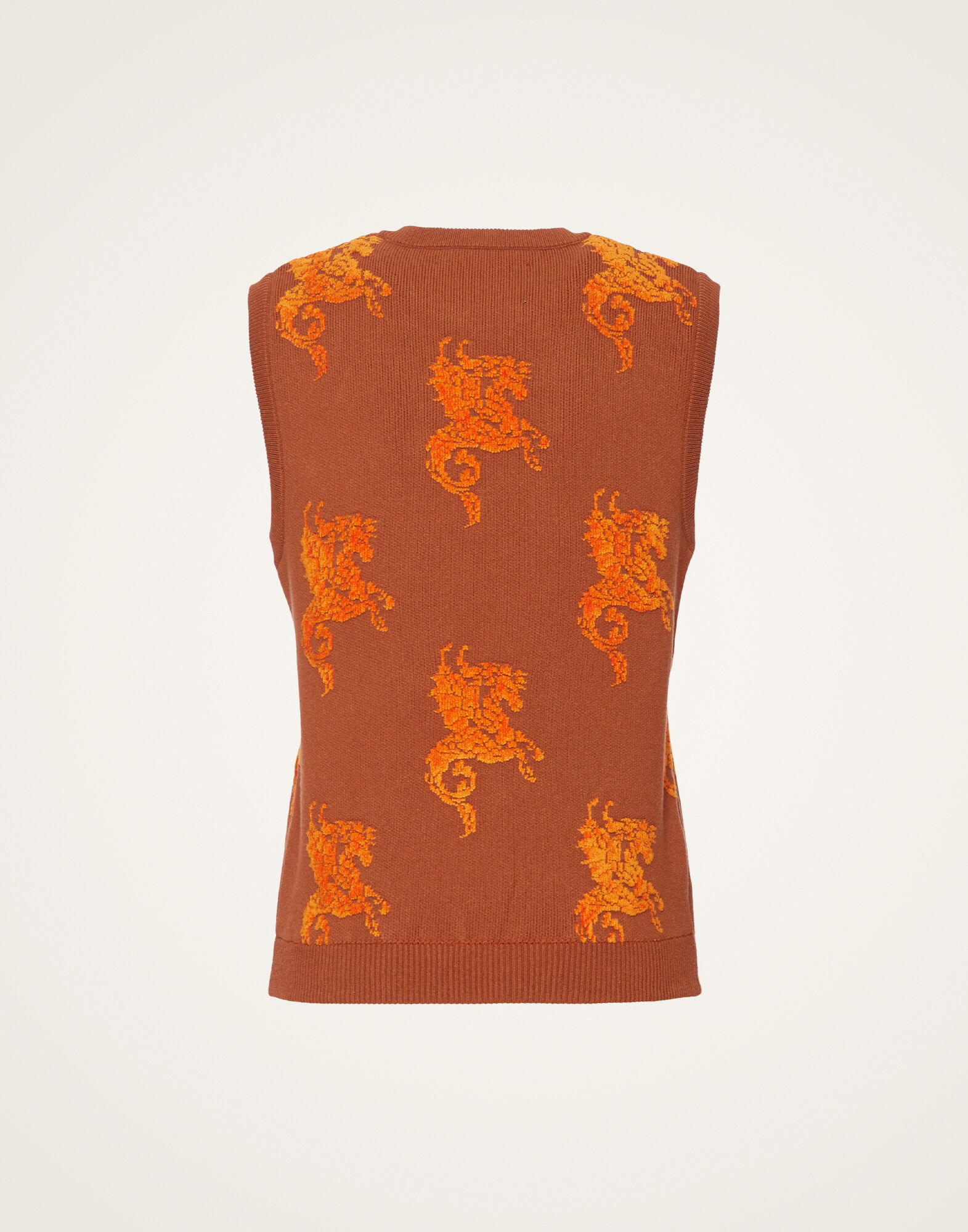 La DoubleJ Gryphos Gilet Brown PUL0212KNI121VA274BR02