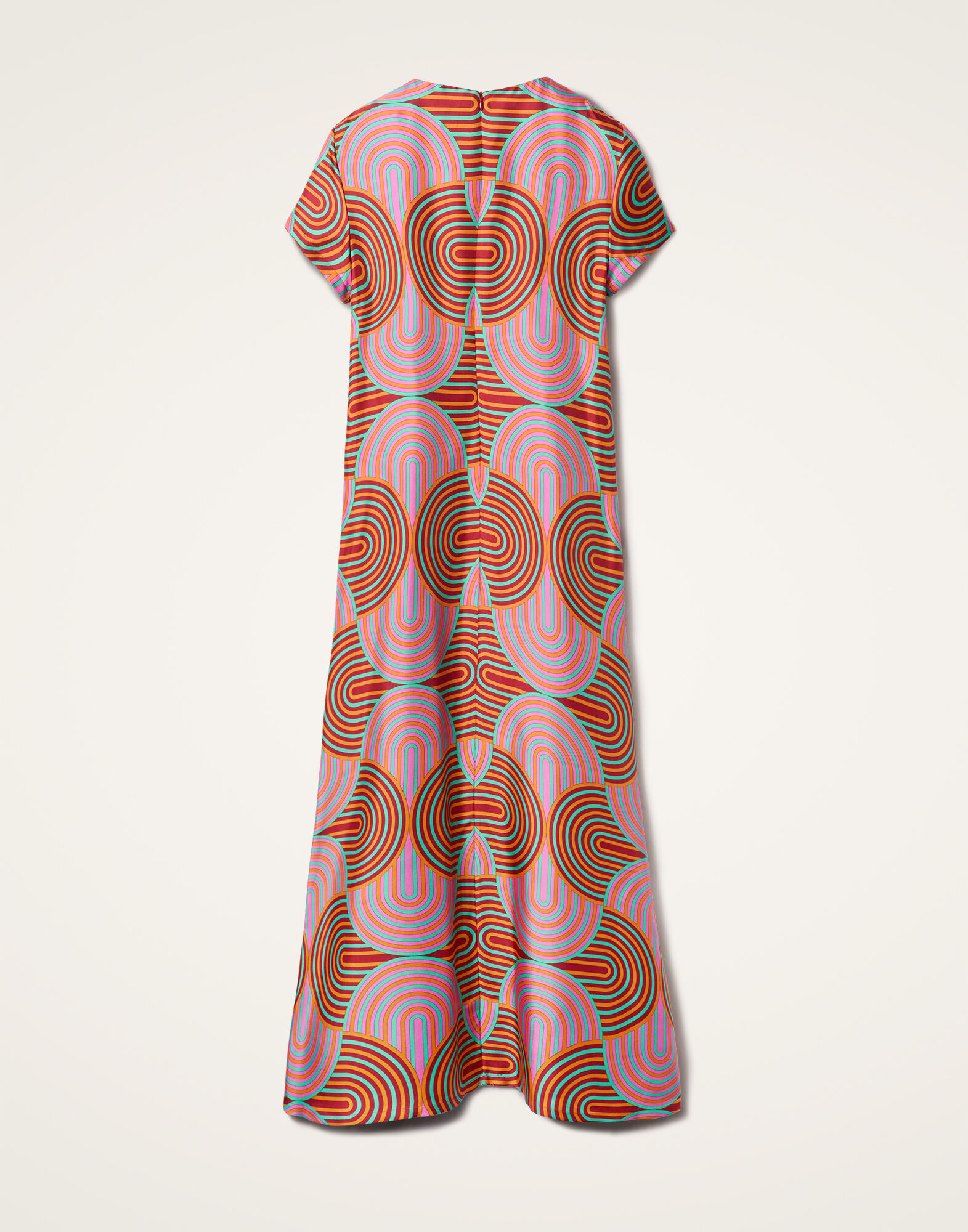 La DoubleJ Swing Dress Slinky Rosso DRE0001SIL001SLI0002