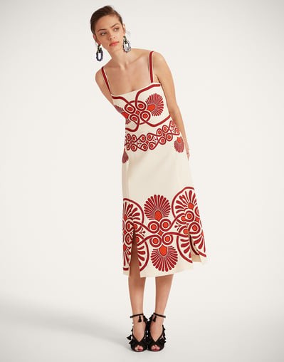 Buy Me A Martini Dress in Medallion Place Cream for Women | La DoubleJ US Buy Me A Martini Dress in Medallion Place Cream for Women | La DoubleJ US