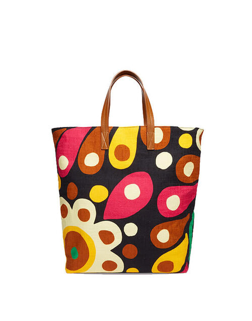 La DoubleJ Shopper Tote Bag Confetti Giallo BAG0008COT005CON0005
